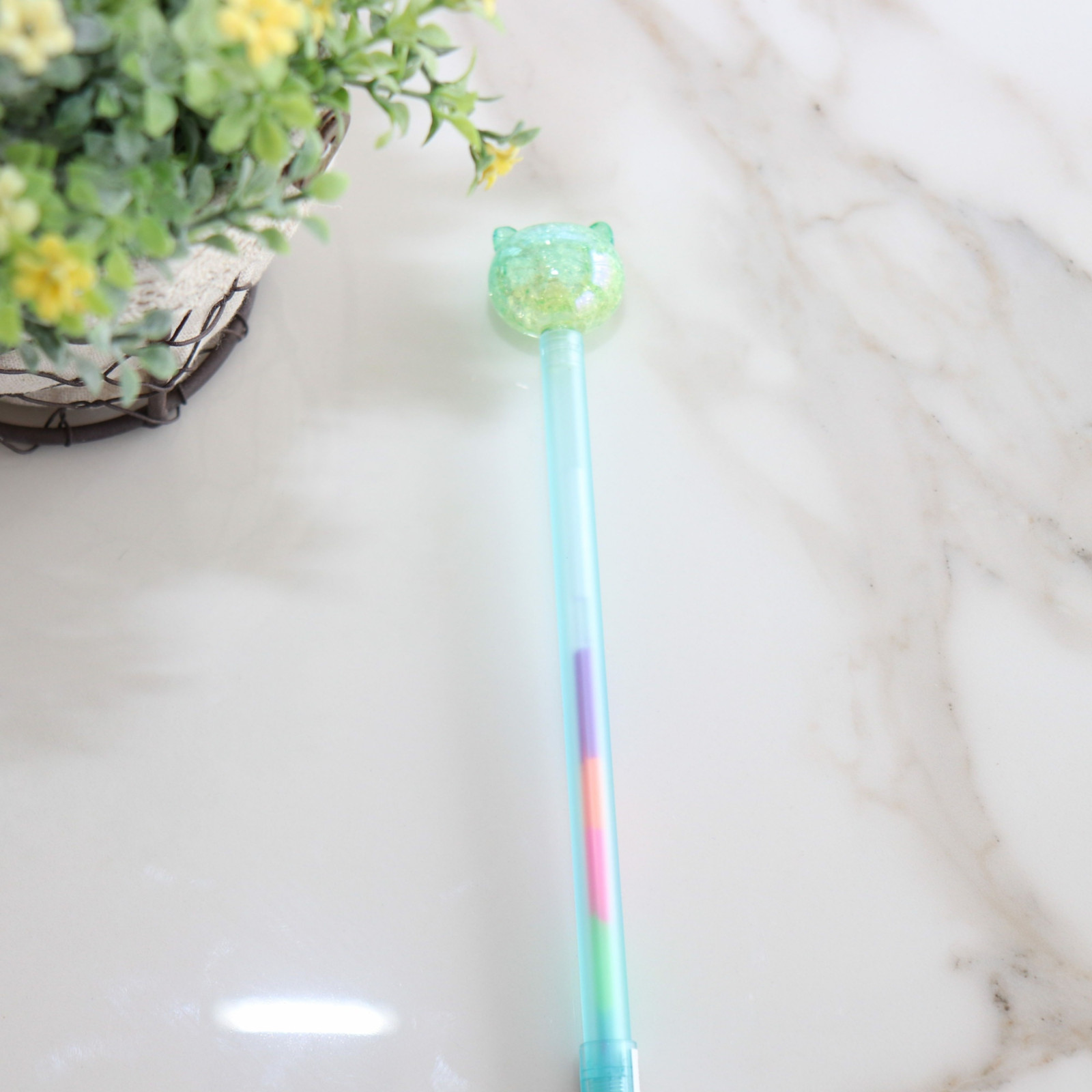 YUKO.B Stift Magic Cat blau