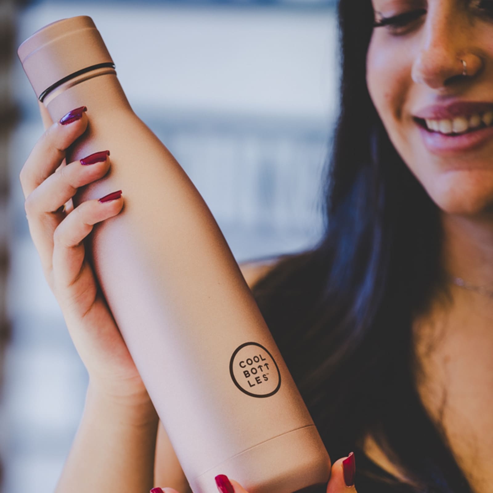 COOL BOTTLES Isolierflasche The Bottle Metallic Rose 500ml