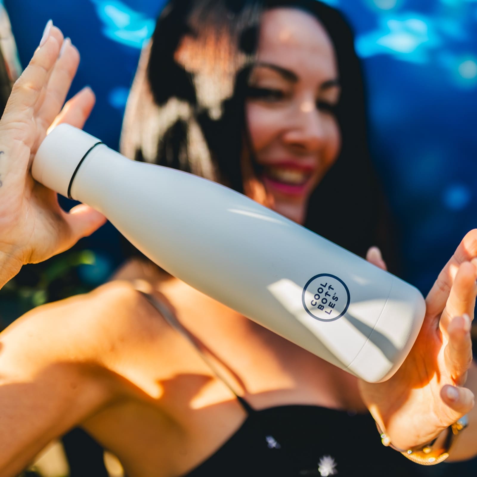 COOL BOTTLES Isolierflasche The Bottle Mono White 750ml