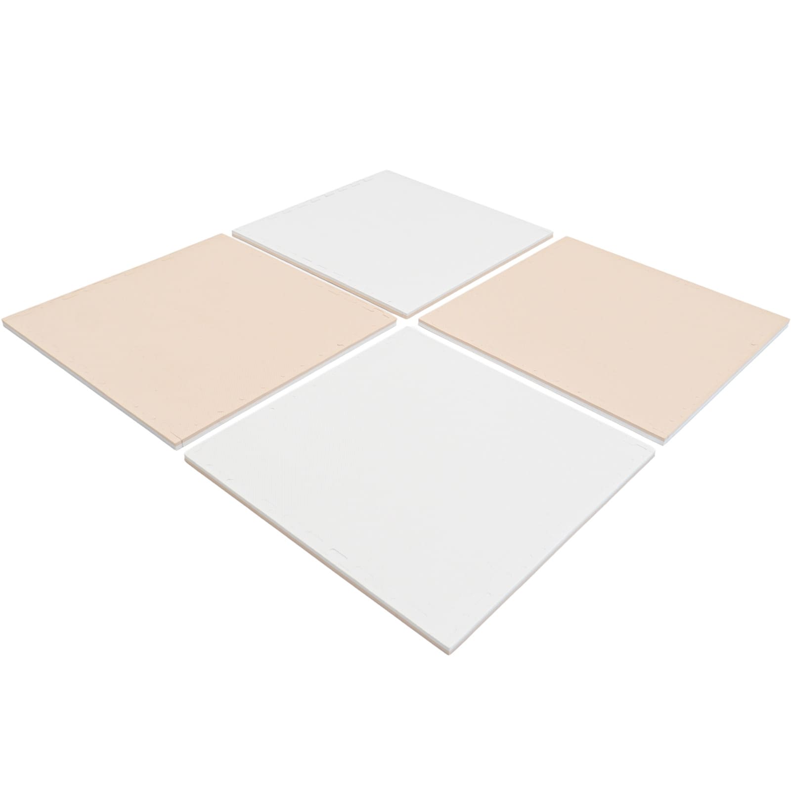 IGLU Puzzlespielmatte XL 4er Pack beige-weiss