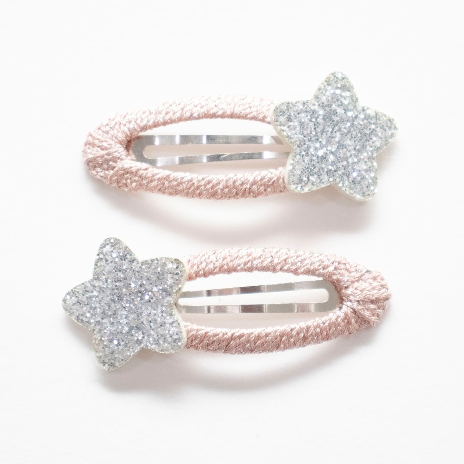 YUKO.B Barrettes cheveux 2 pcs. Blue Stars