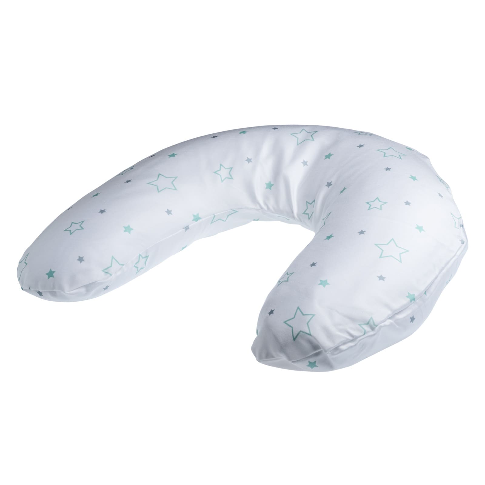 KULI-MULI Überzug Nackenkissen Lyocell Sterne türkis