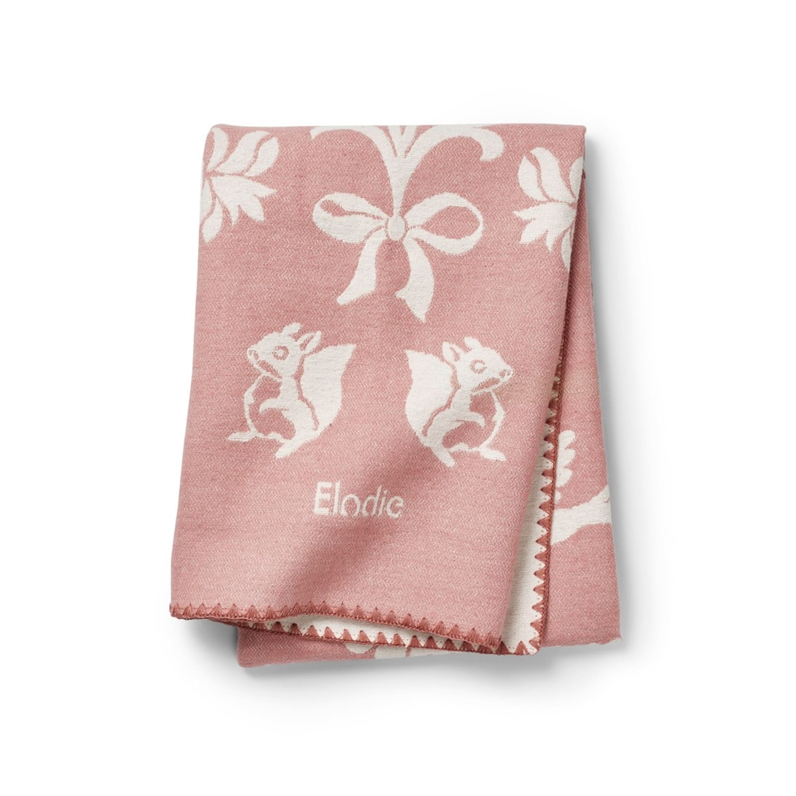 ELODIE Babydecke Jacquard Mullberry Pink