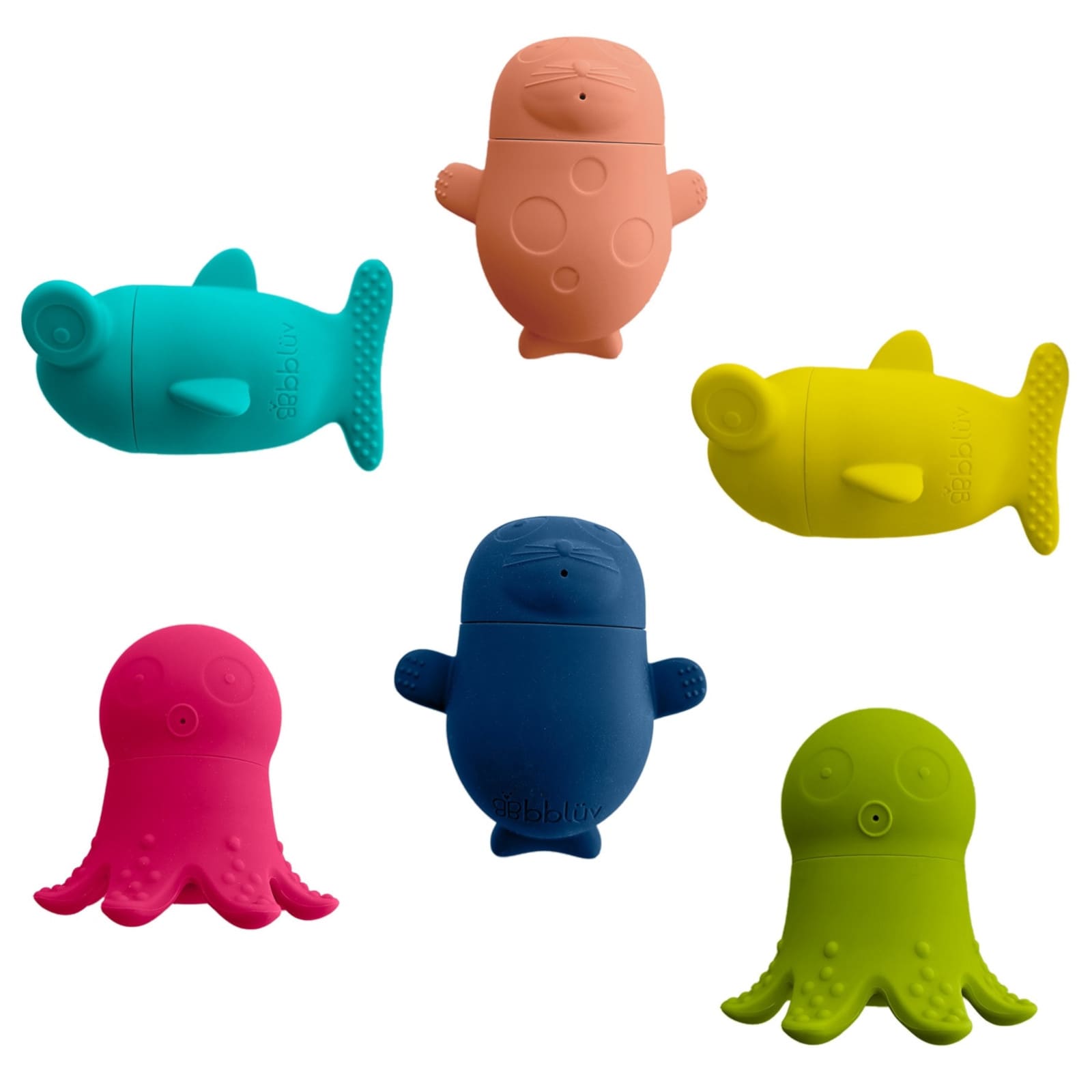BBLÜV Büddies Austauschbare Badespielzeuge aus Silikon