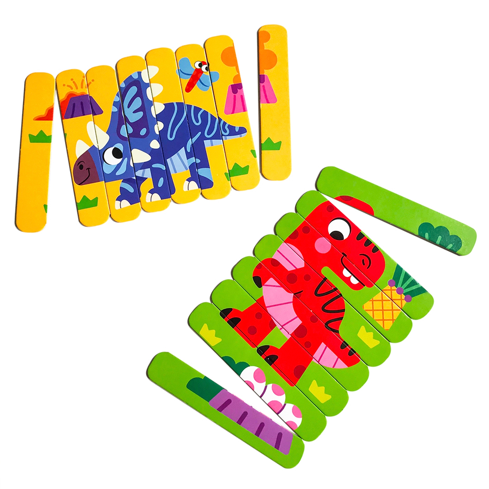 ROTER KÄFER Bâtons de puzzle Dinosaures, 3-5 ans