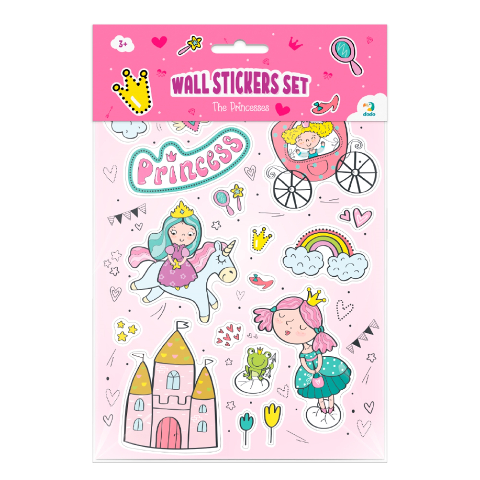 DODO Wandsticker Prinzessin 17 Stickers, 3J+