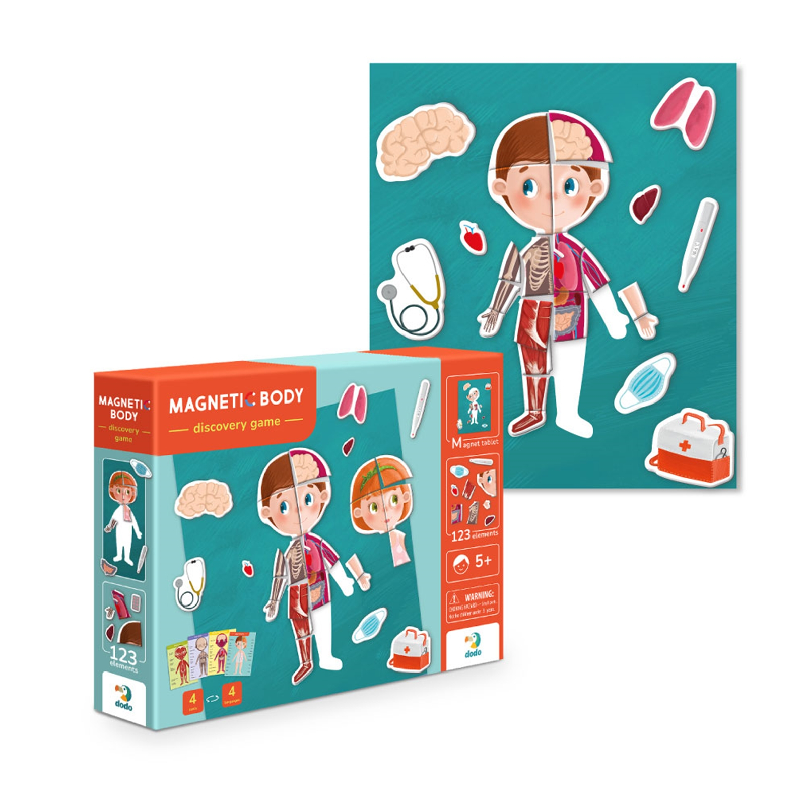 DODO Magnetset Körper, 5J+