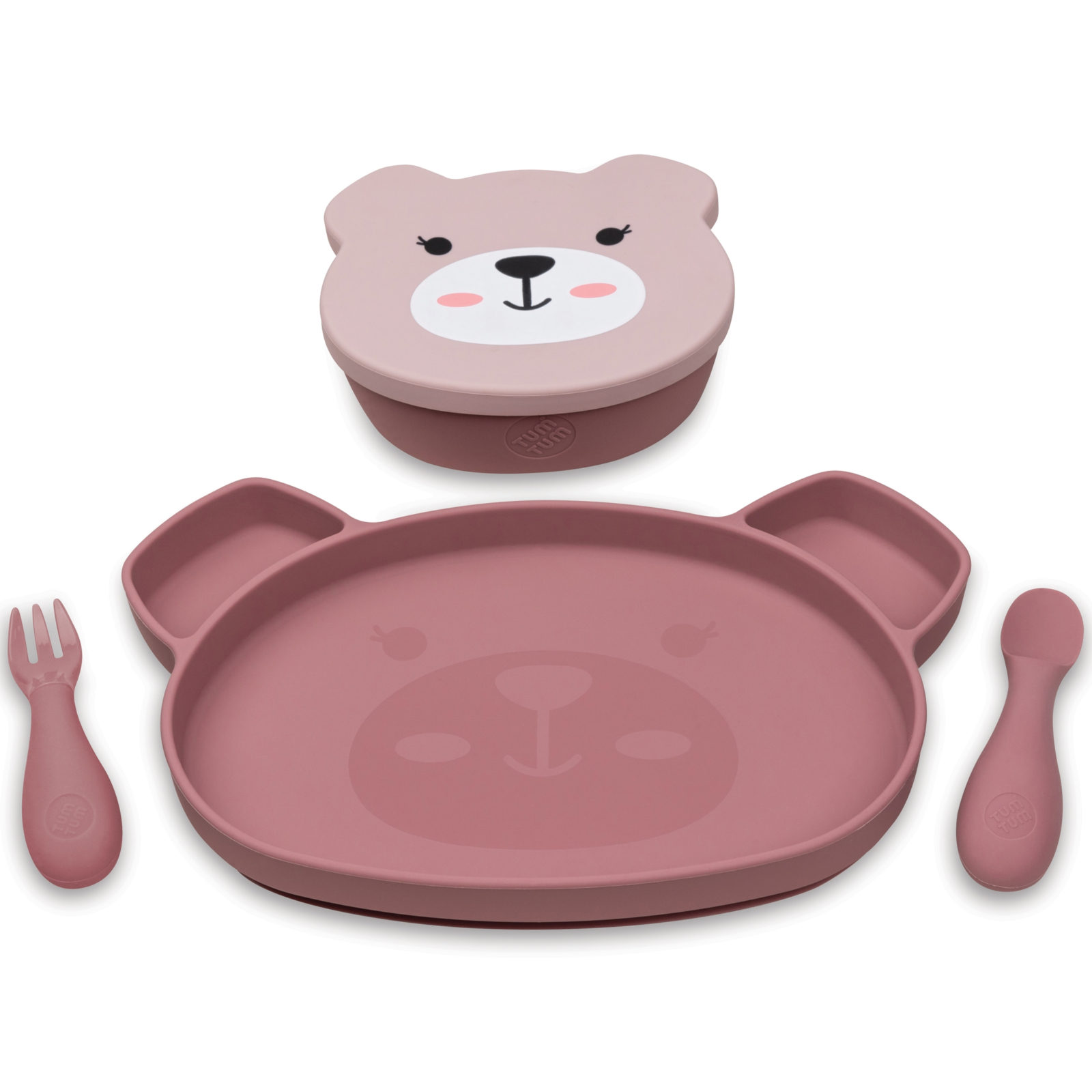 TUM TUM Geschirrset Baby pink