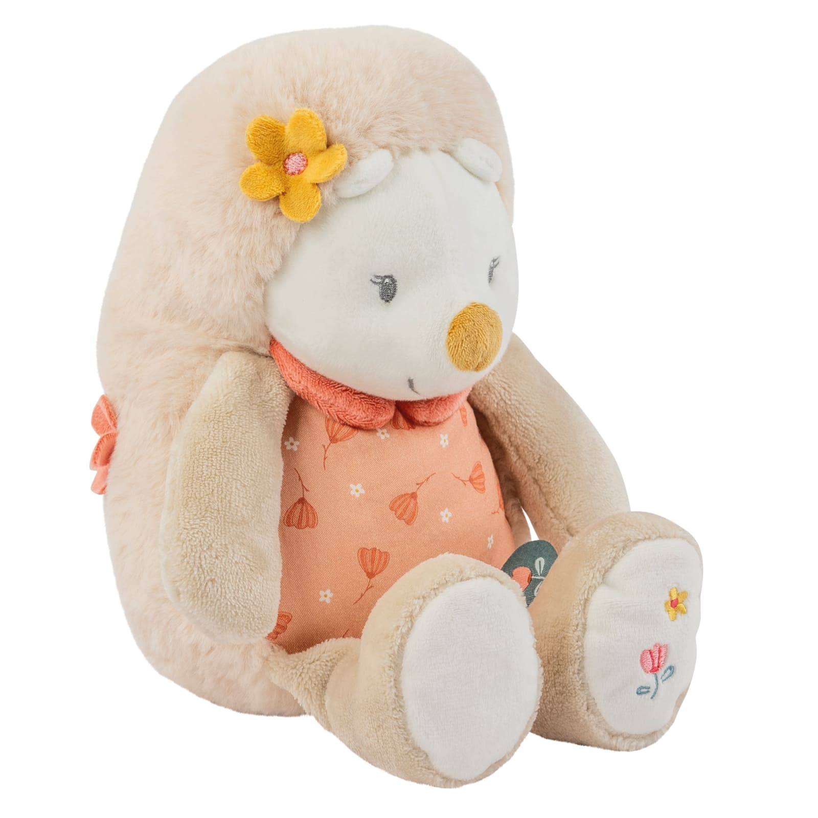 NATTOU Mila, Lana et Zoë Peluche Zoë le hérisson