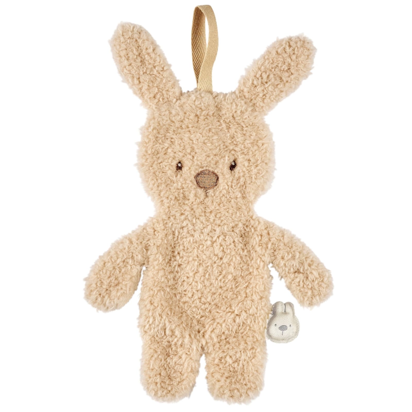 NATTOU Teddy Kuscheltuch mit Schnullerhalter Hase beige