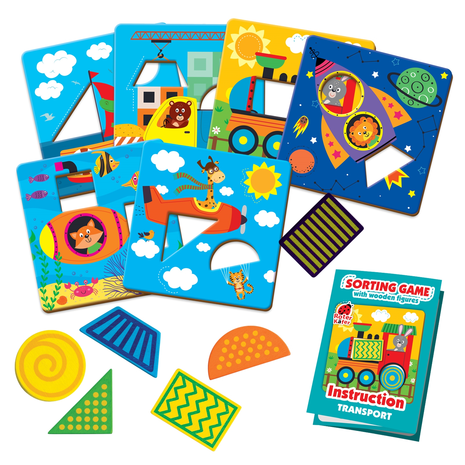 ROTER KÄFER Sortierspiel Transport, 2-4 Jahre