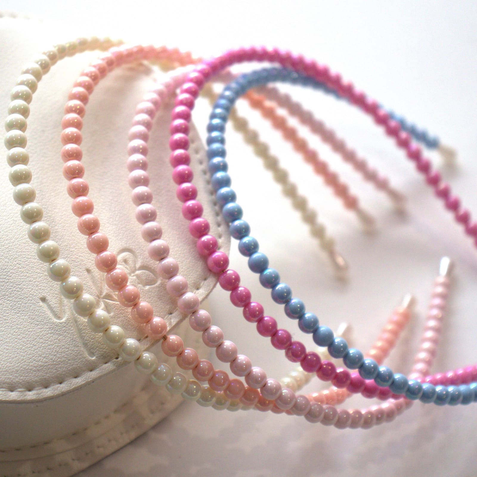 YUKO.B Haarreif Perlen 5er Pack