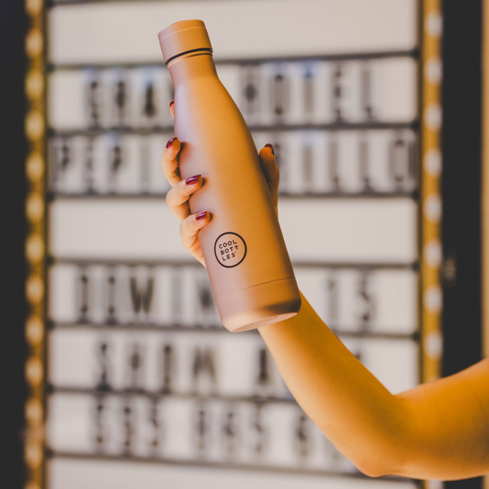 COOL BOTTLES Isolierflasche The Bottle Metallic Rose 500ml