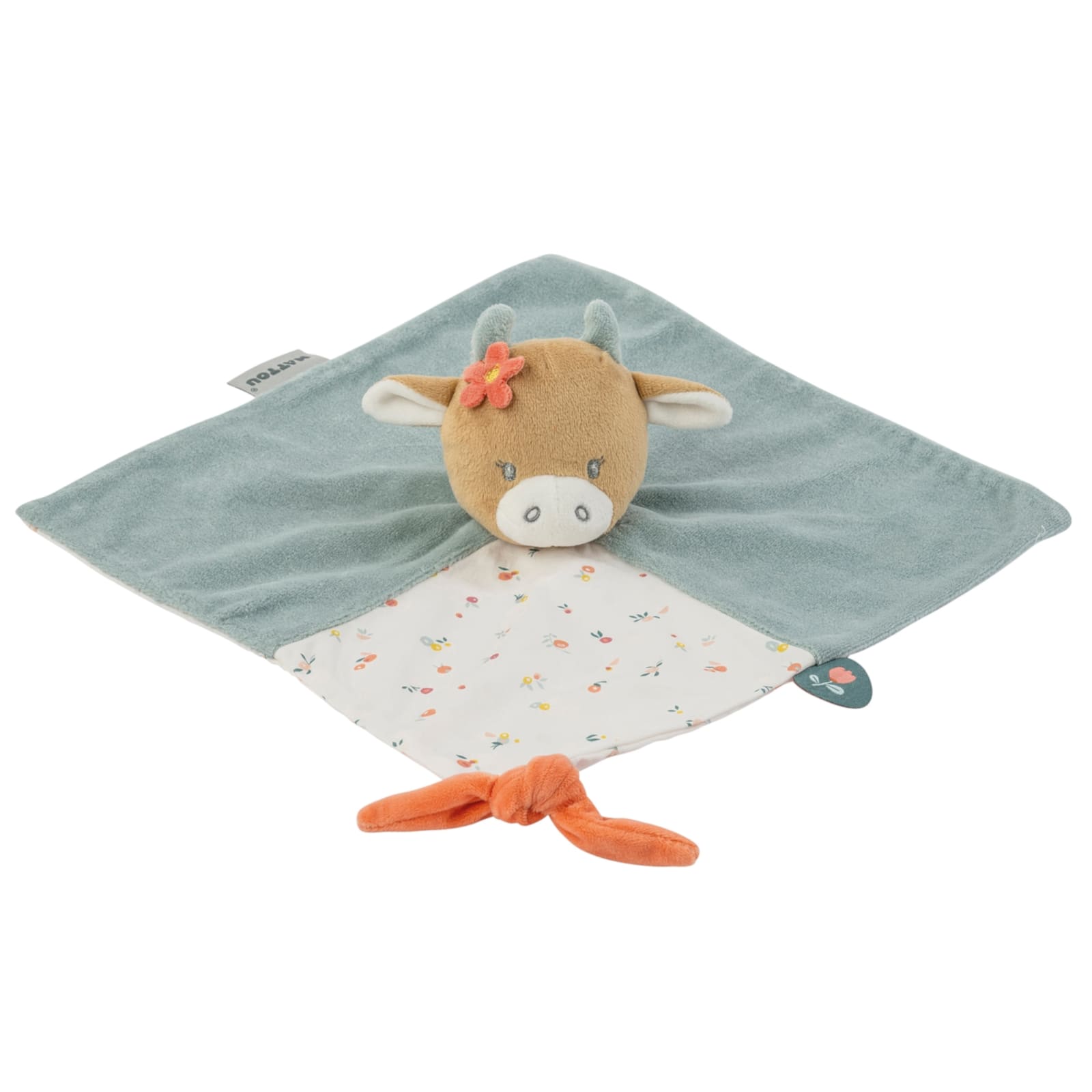 NATTOU Mila, Lana und Zoë Kuscheltuch Mila die Kuh