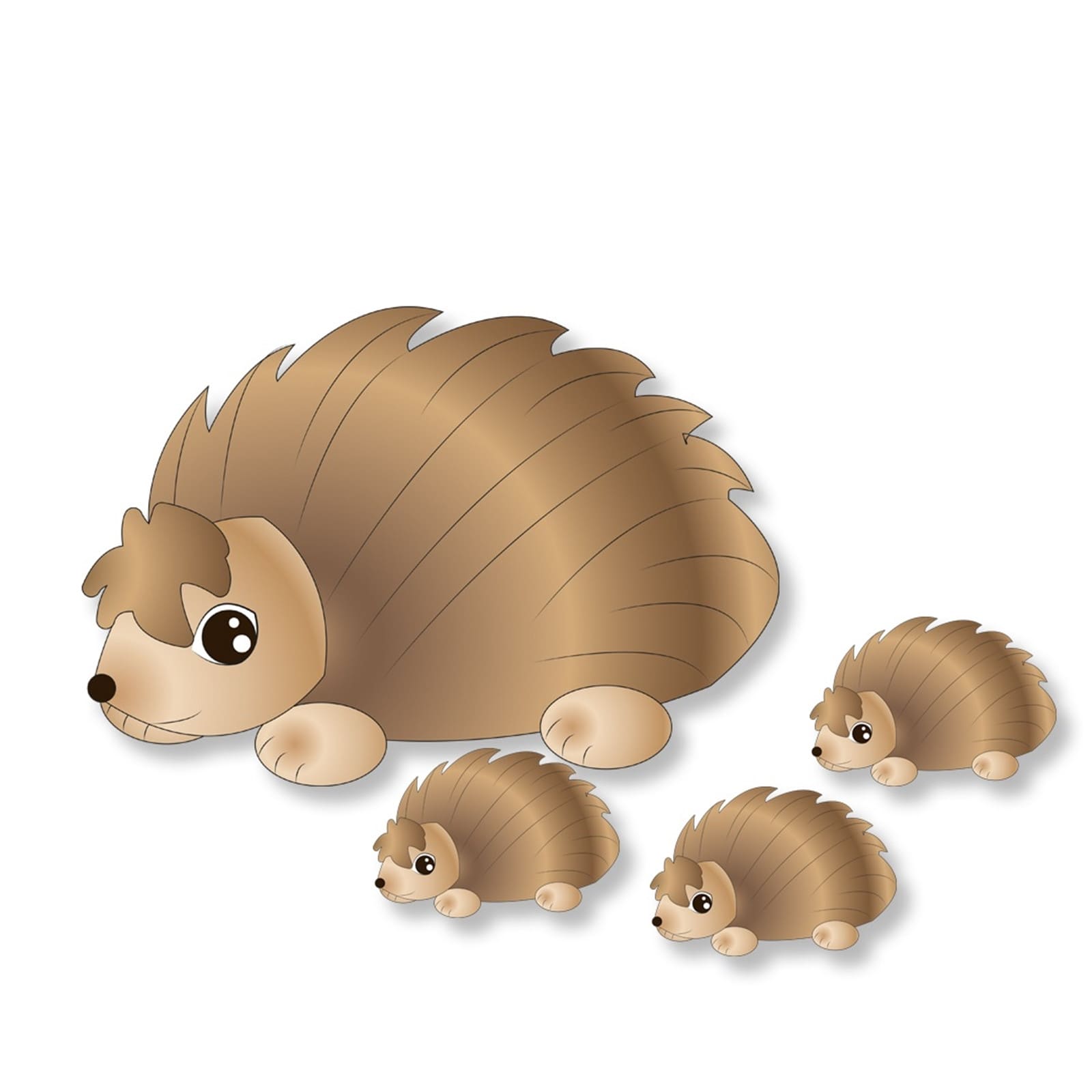 VALENTINES FOREST Magnetischer Igel mit Babys