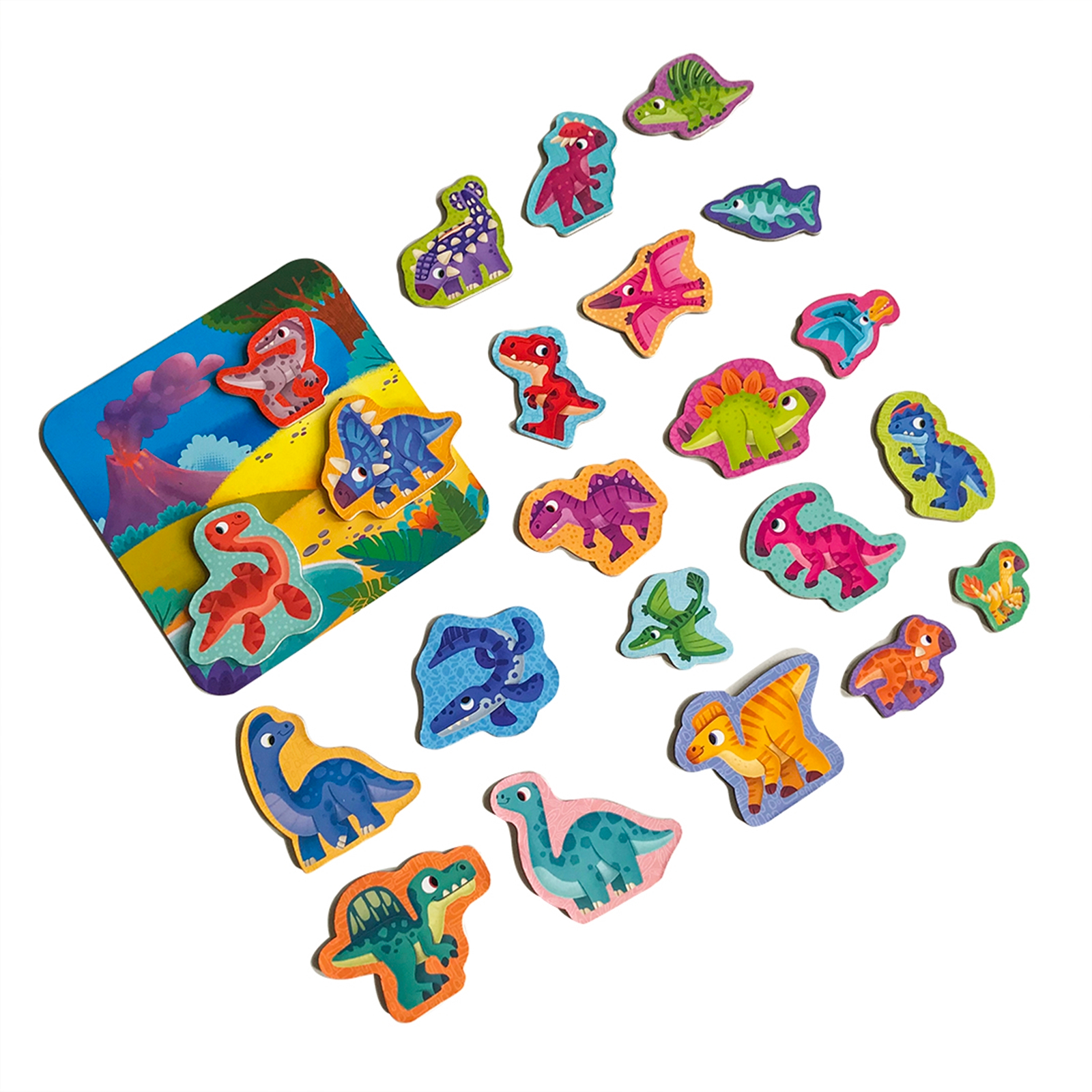 ROTER KÄFER Spielmagnete Dinosaurier