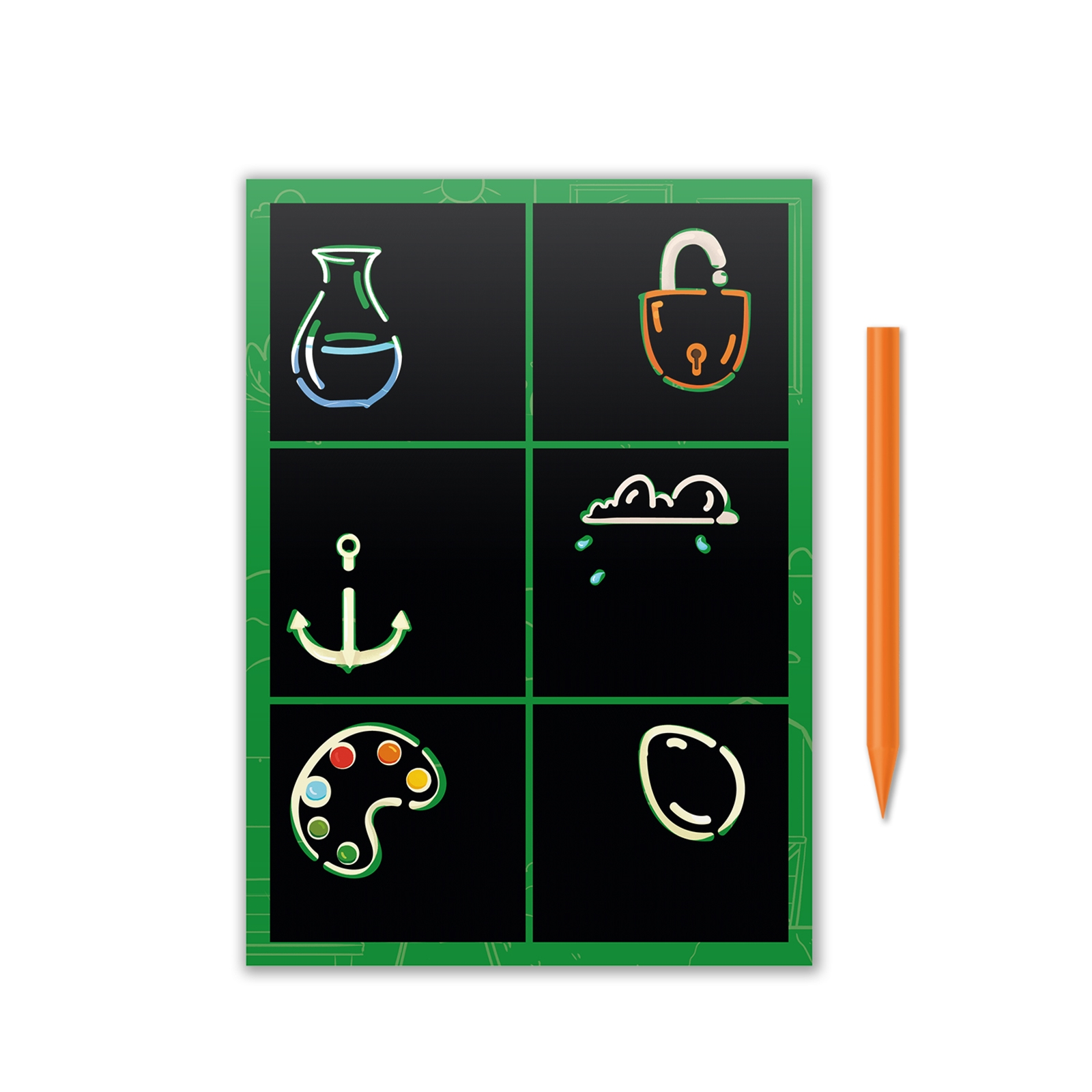 DODO Mini Kratzkarte Zusammenhänge, 36M+