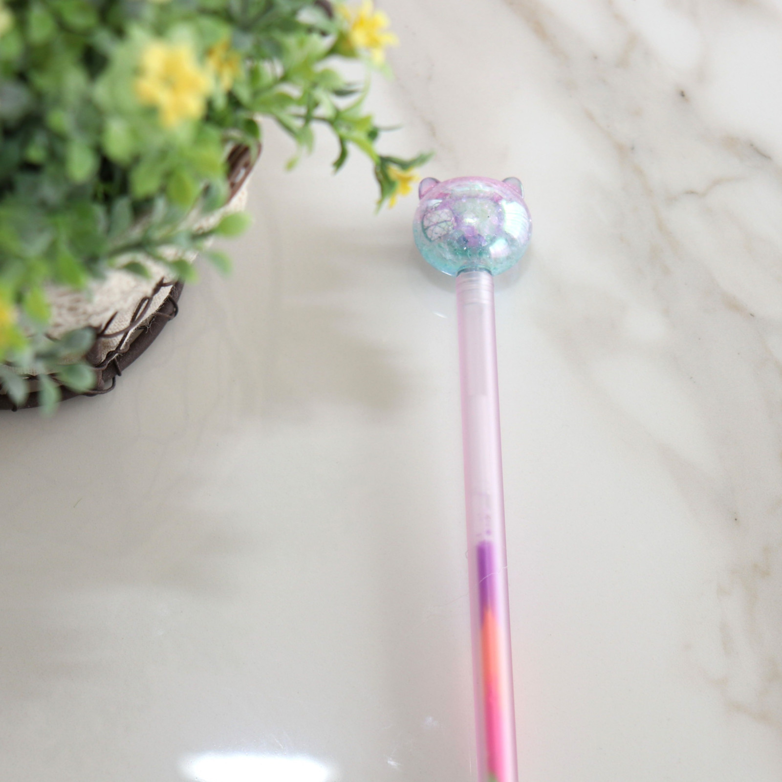 YUKO.B Stift Magic Cat rosa