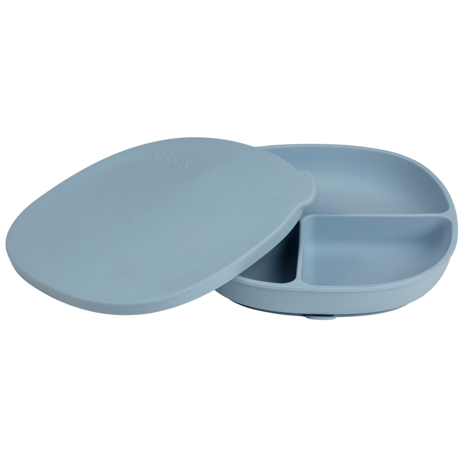 B.BOX Silikonteller mit Deckel Ocean