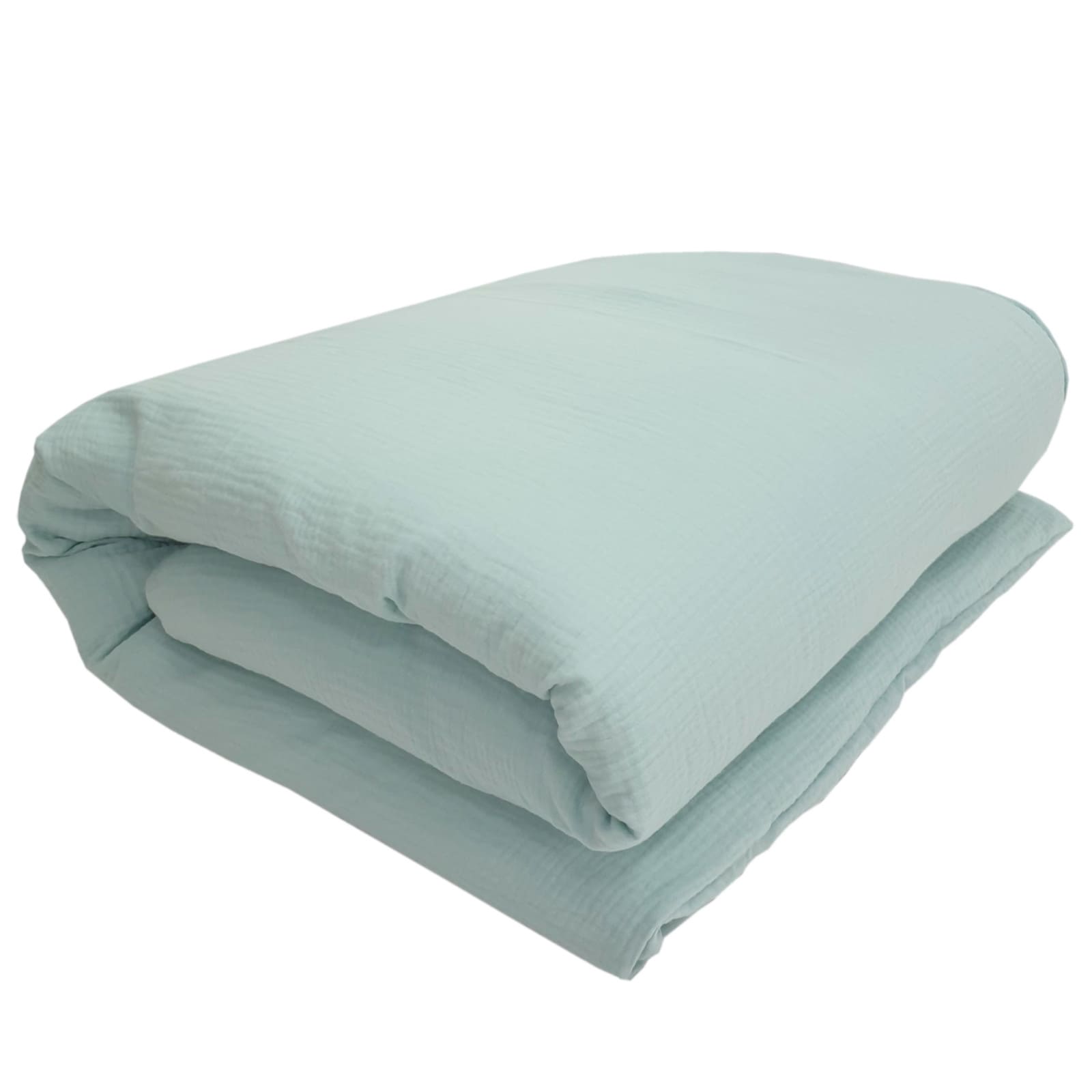 KULI-MULI Housse de couette coton turquoise 100 x 135 cm