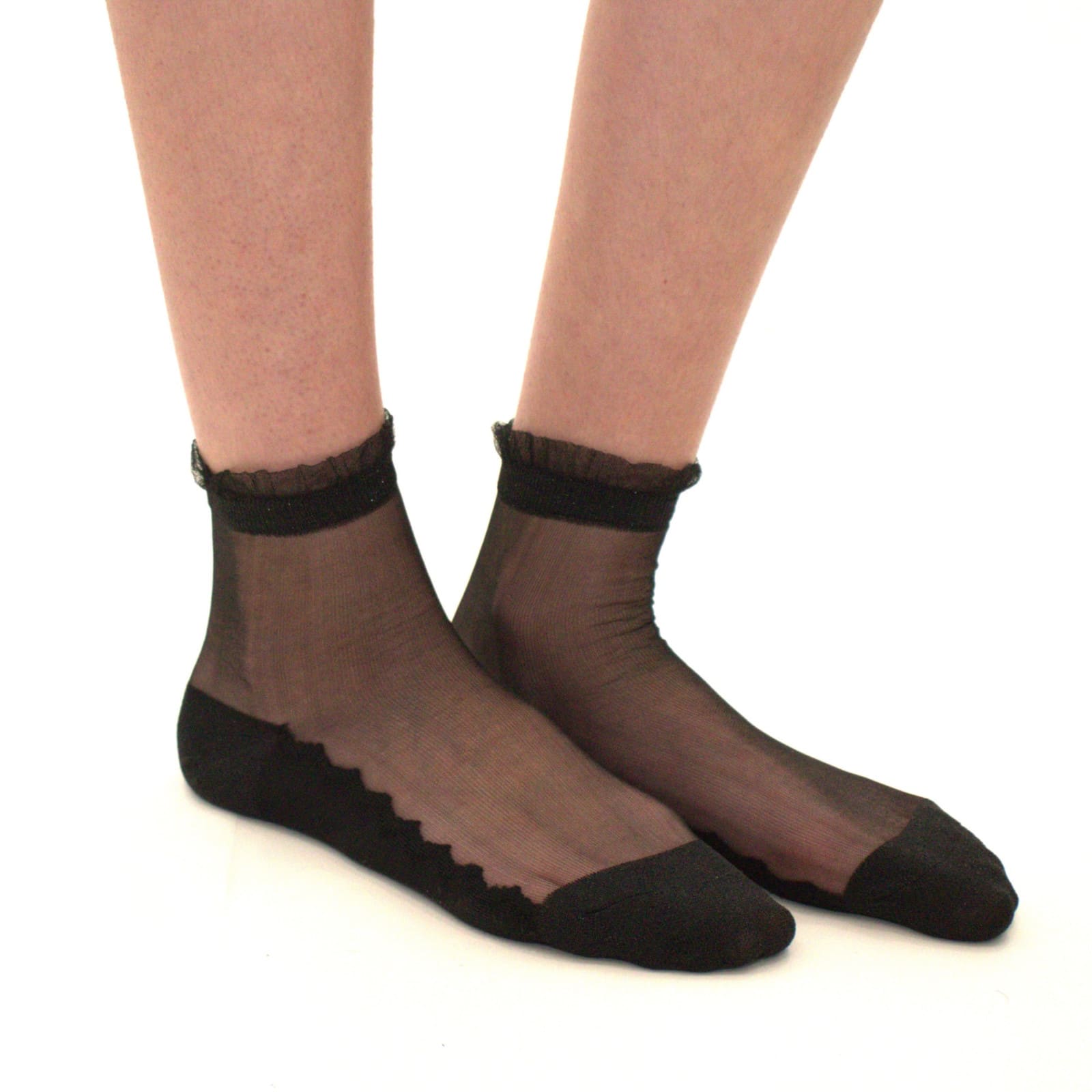 YUKO.B Socken SHINE schwarz