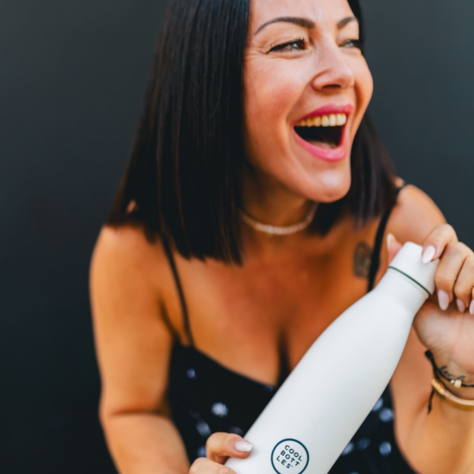 COOL BOTTLES Isolierflasche The Bottle Mono White 750ml