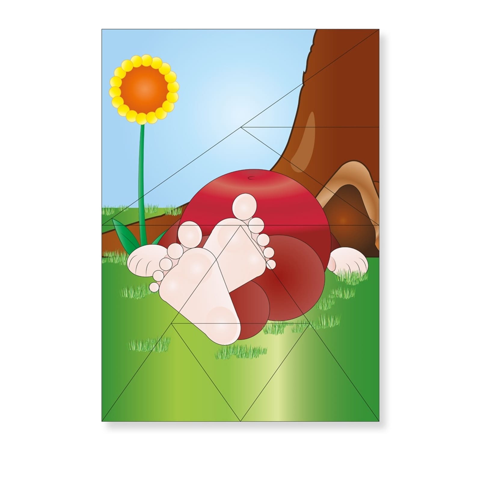 VALENTINES FOREST Magnetisches Puzzle Zwerge