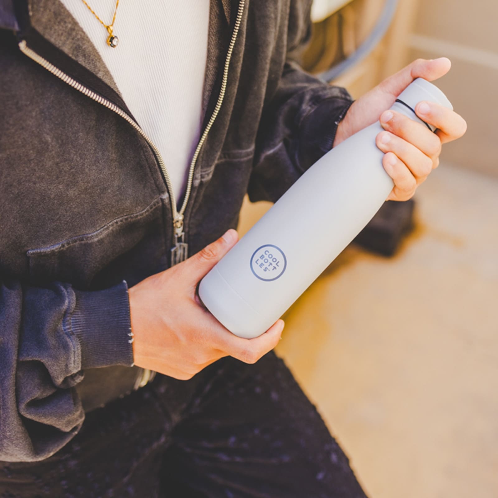 COOL BOTTLES Isolierflasche The Bottle Mono White 750ml