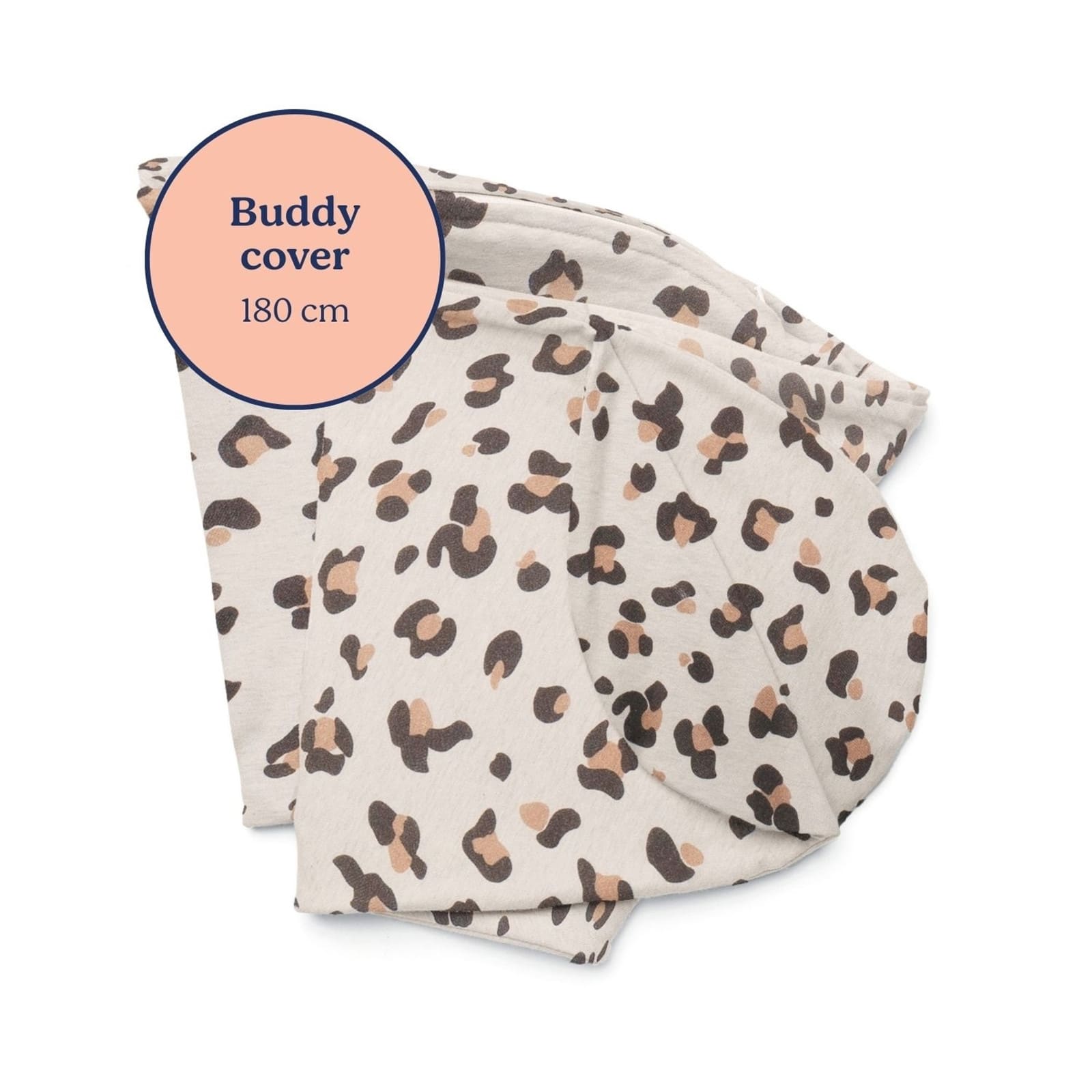 DOOMOO Stillkissenbezug Buddy Leopard Cream