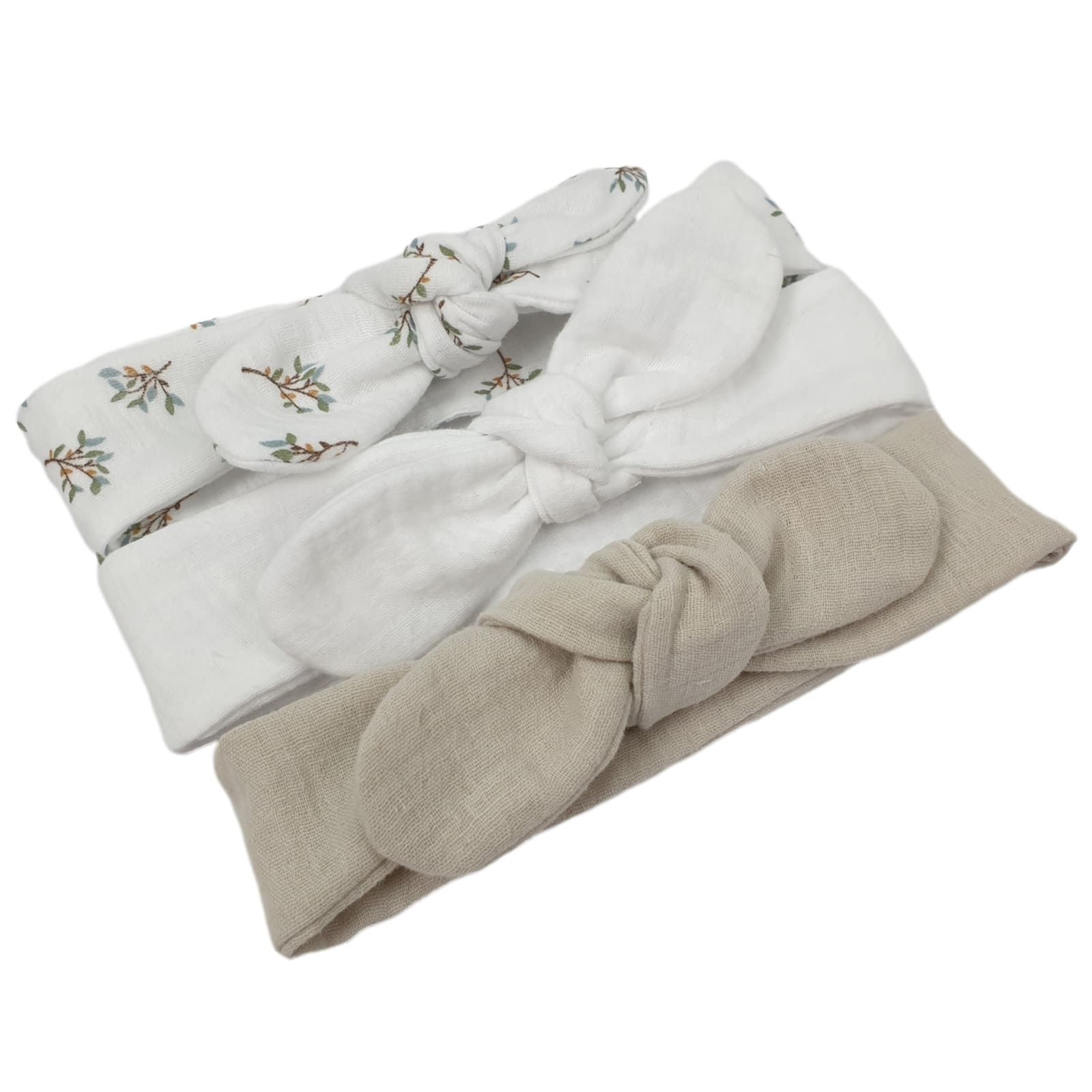 BISAL Stirnband 3er Set beige