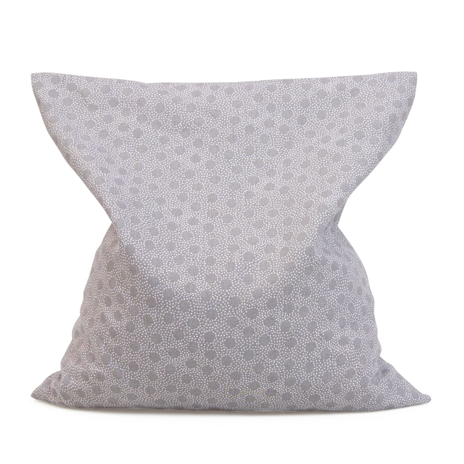 GRÜNSPECHT Coussin aux noyaux de cerises gris 24 x 22 cm