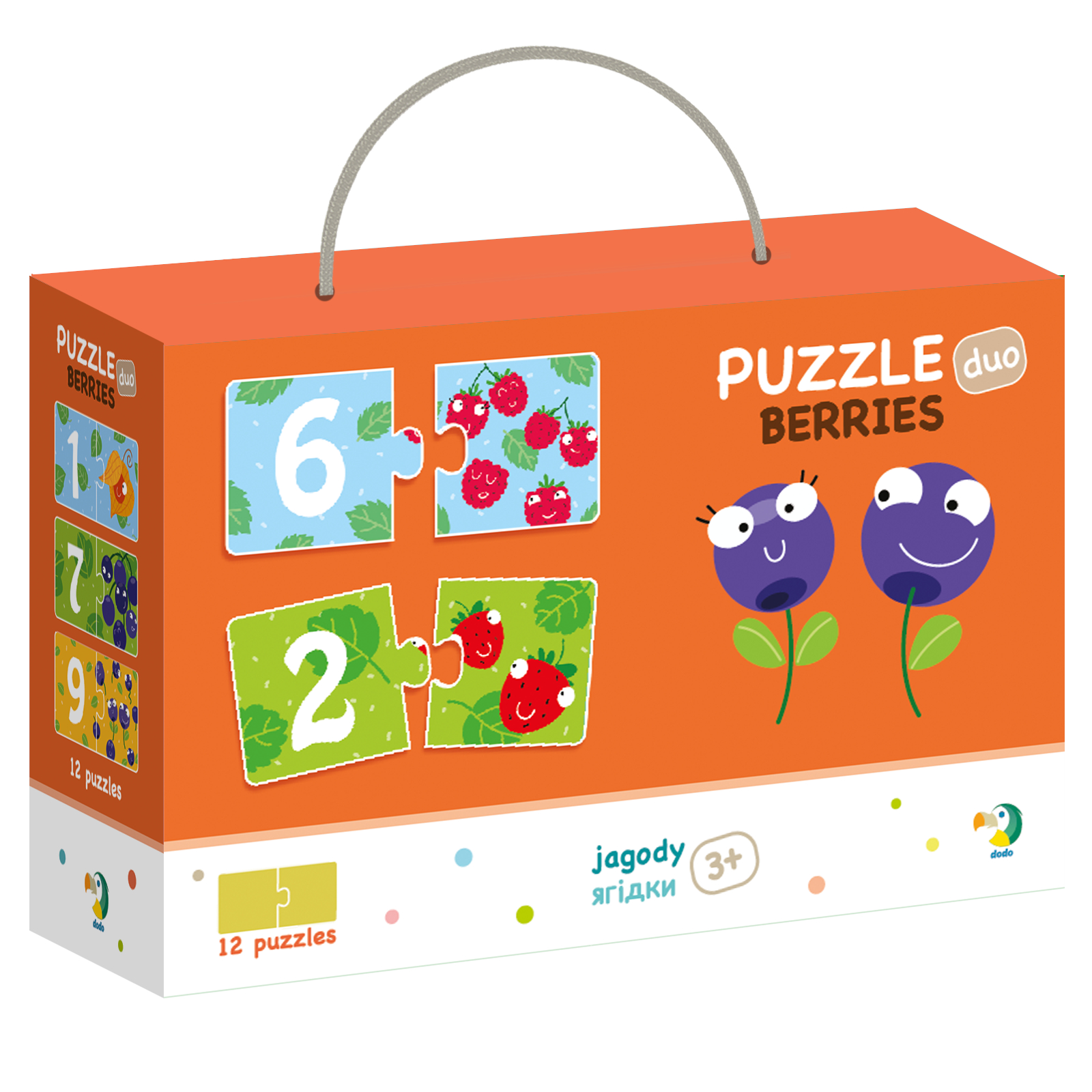 DODO Puzzle Duo Beeren 12er Pack, 36M+