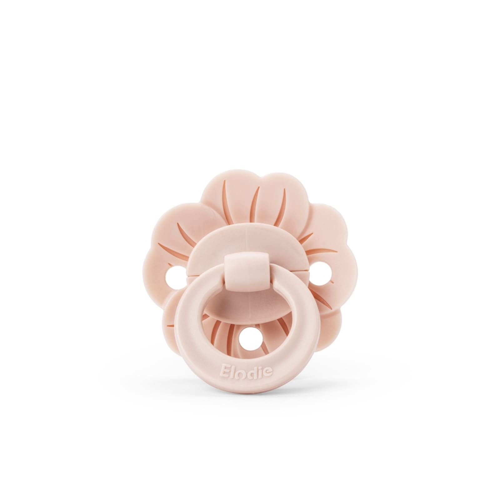 ELODIE Sucette symétrique silicone Binky Bloom Powder Pink, 0-6 mois