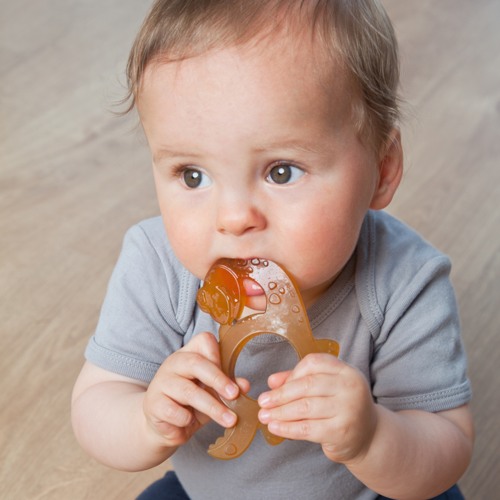 GRÜNSPECHT Bio-Beissring Dinosaurier