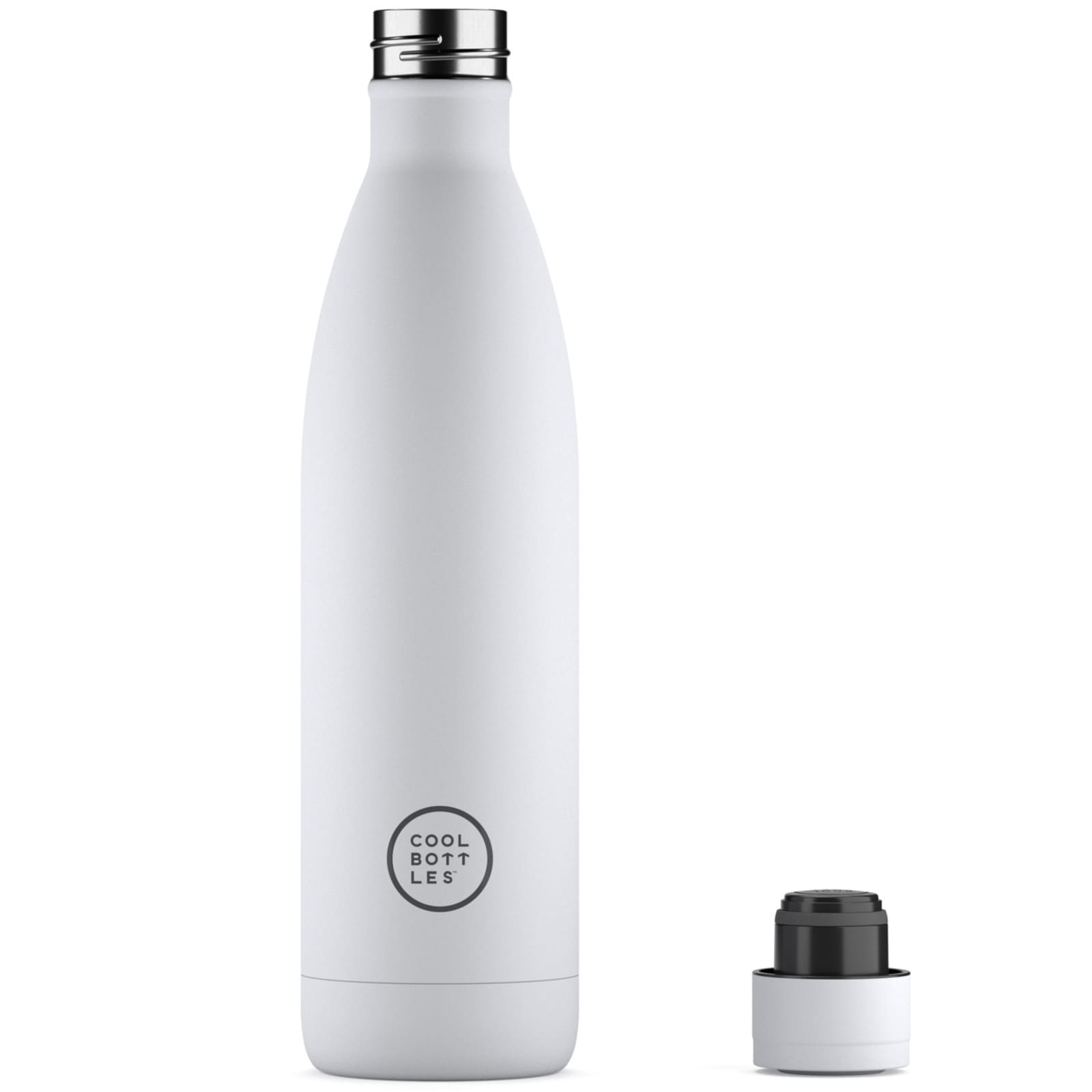 COOL BOTTLES Isolierflasche The Bottle Mono White 750ml