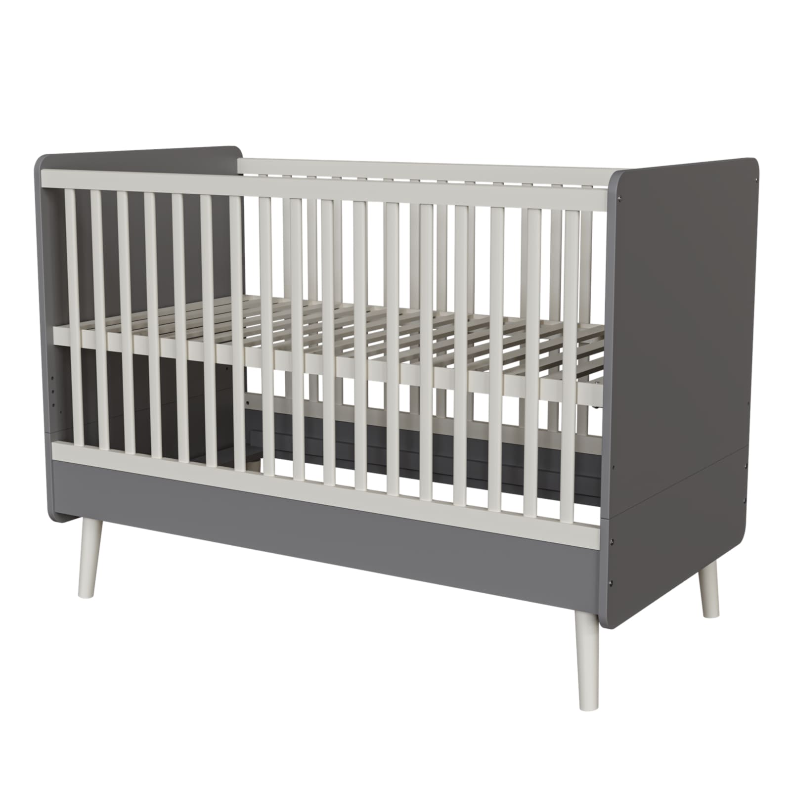 BISAL Peak Kinderbett grau-weiss 70 x 140 cm