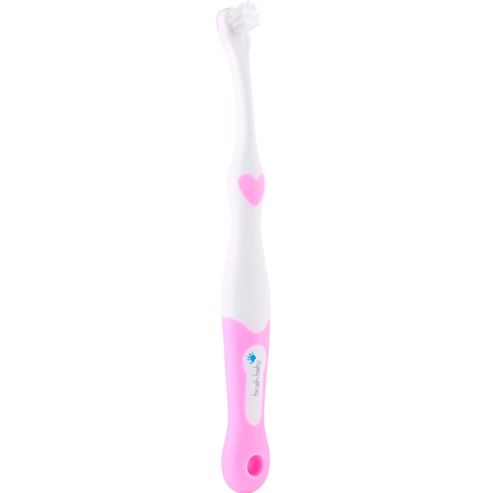 BRUSH-BABY Erste Zahnbürste First Brush pink