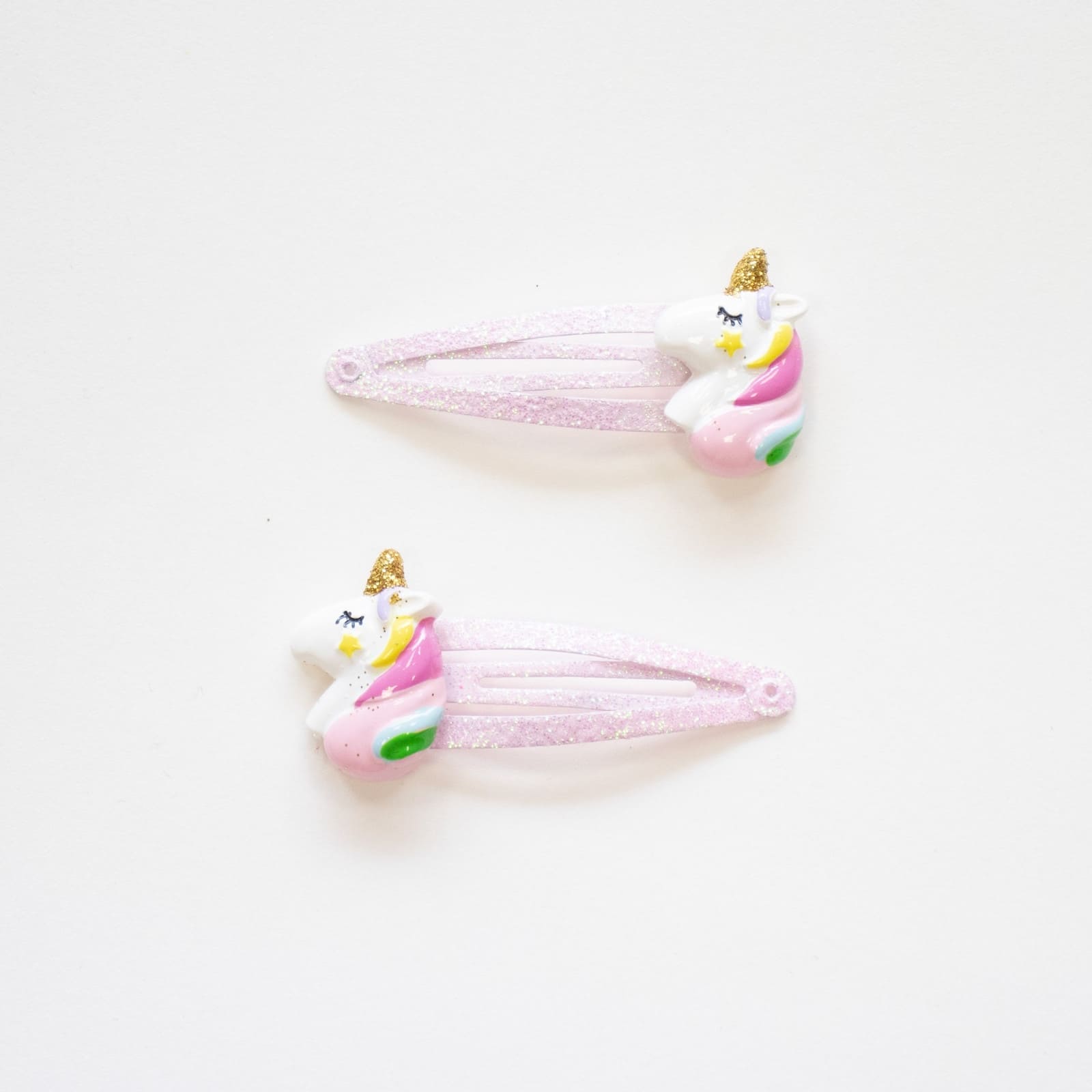 YUKO.B Barrettes cheveux 2 pcs. Licornes