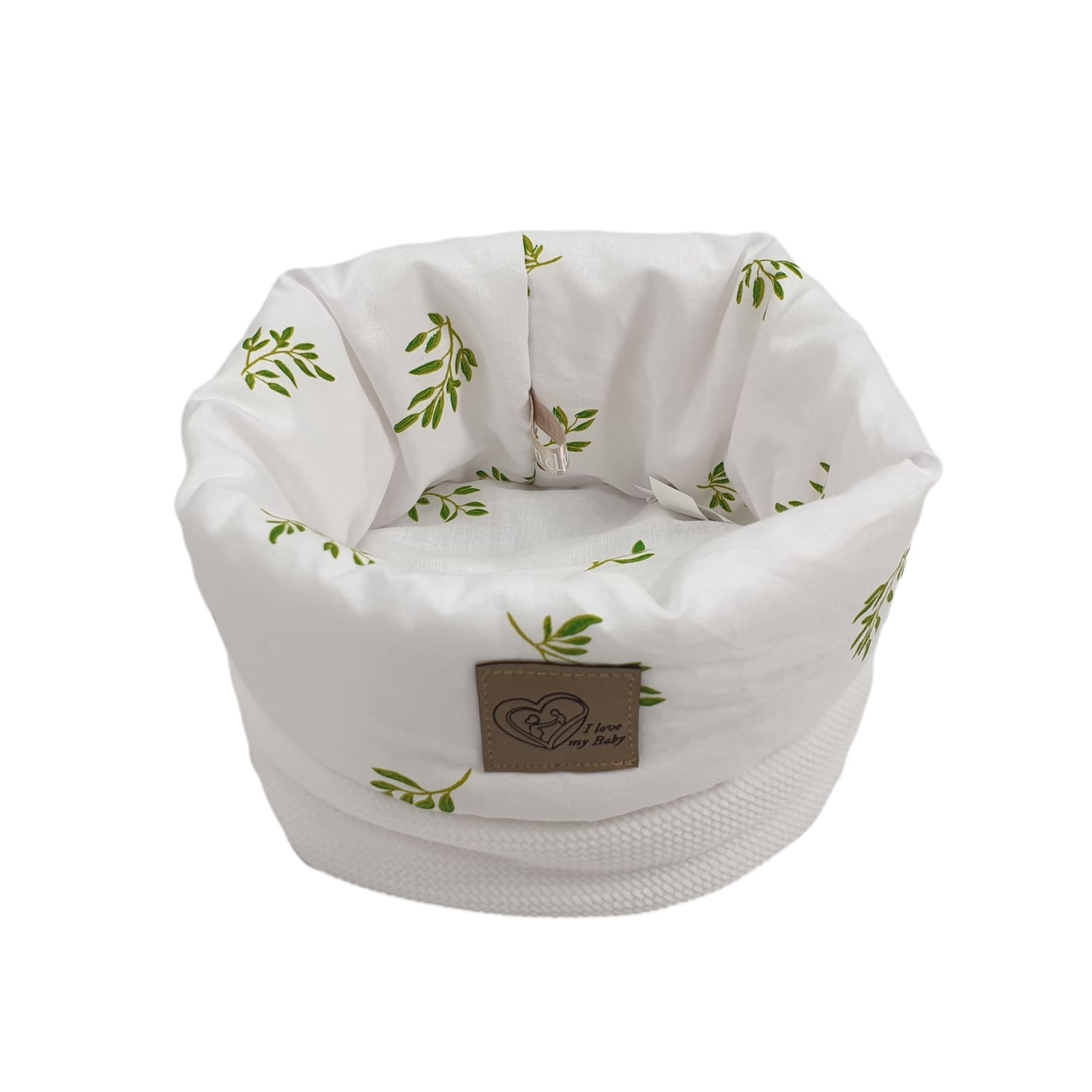 BISAL Dekokorb Blätter weiss