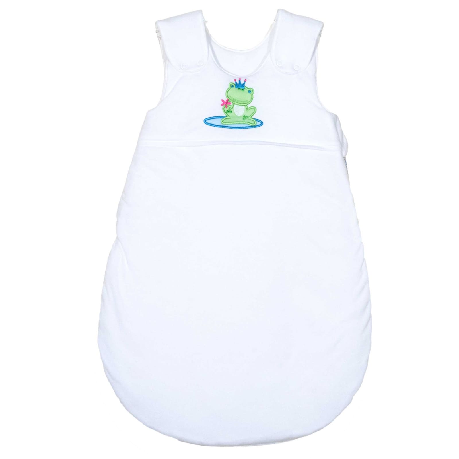 KULI-MULI Schlafsack Lyocell 90 cm Frog King weiss