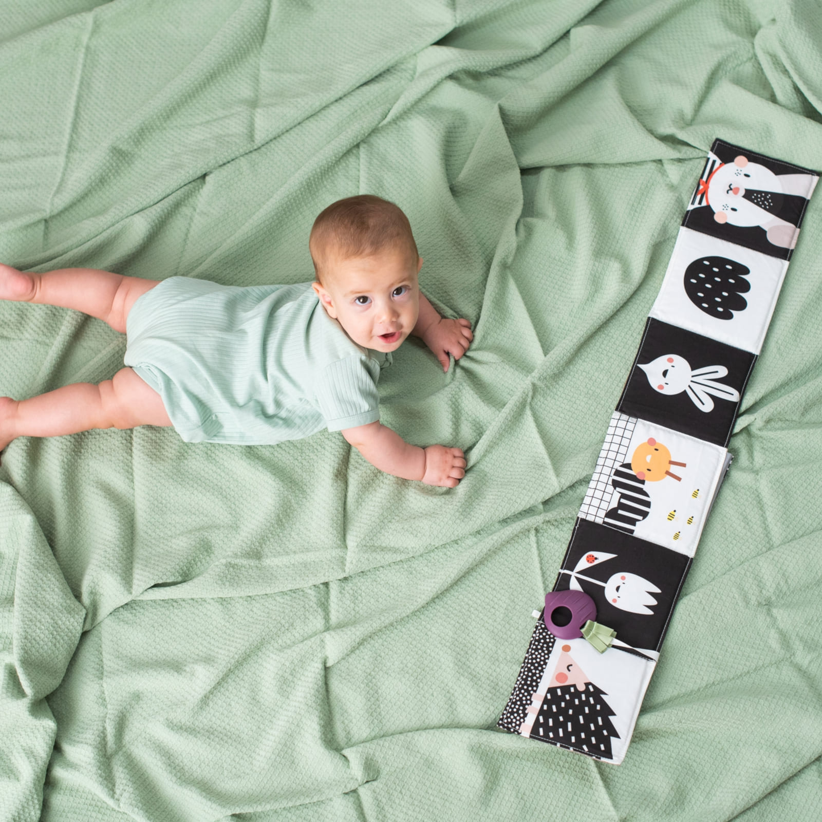 TAF-TOYS Babybuch Urban Garden, 0M+