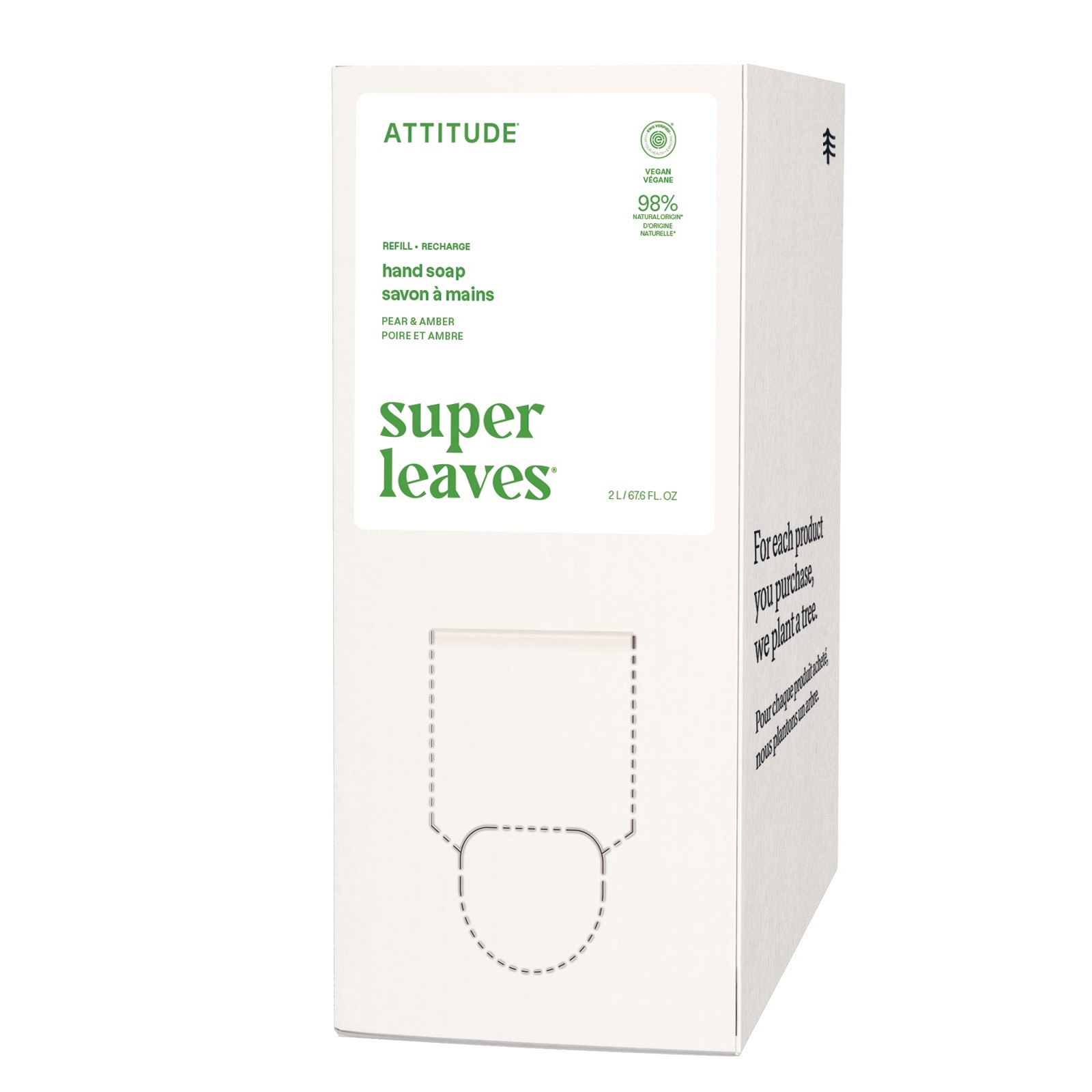 ATTITUDE Superleaves Handseife Olivenblätter Refill 2 Liter