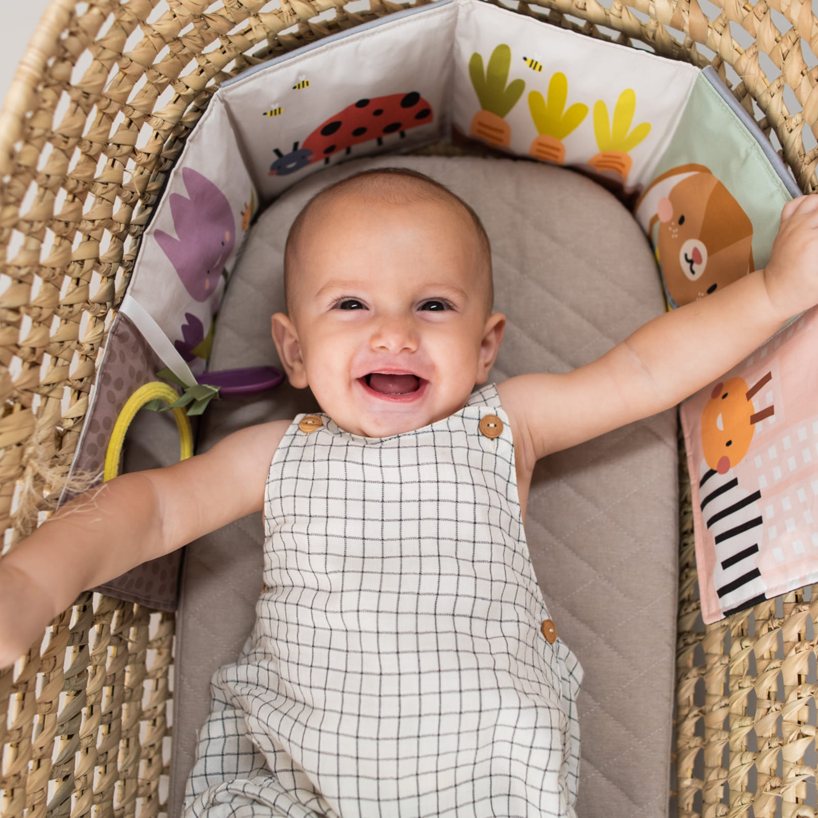 TAF-TOYS Babybuch Urban Garden, 0M+