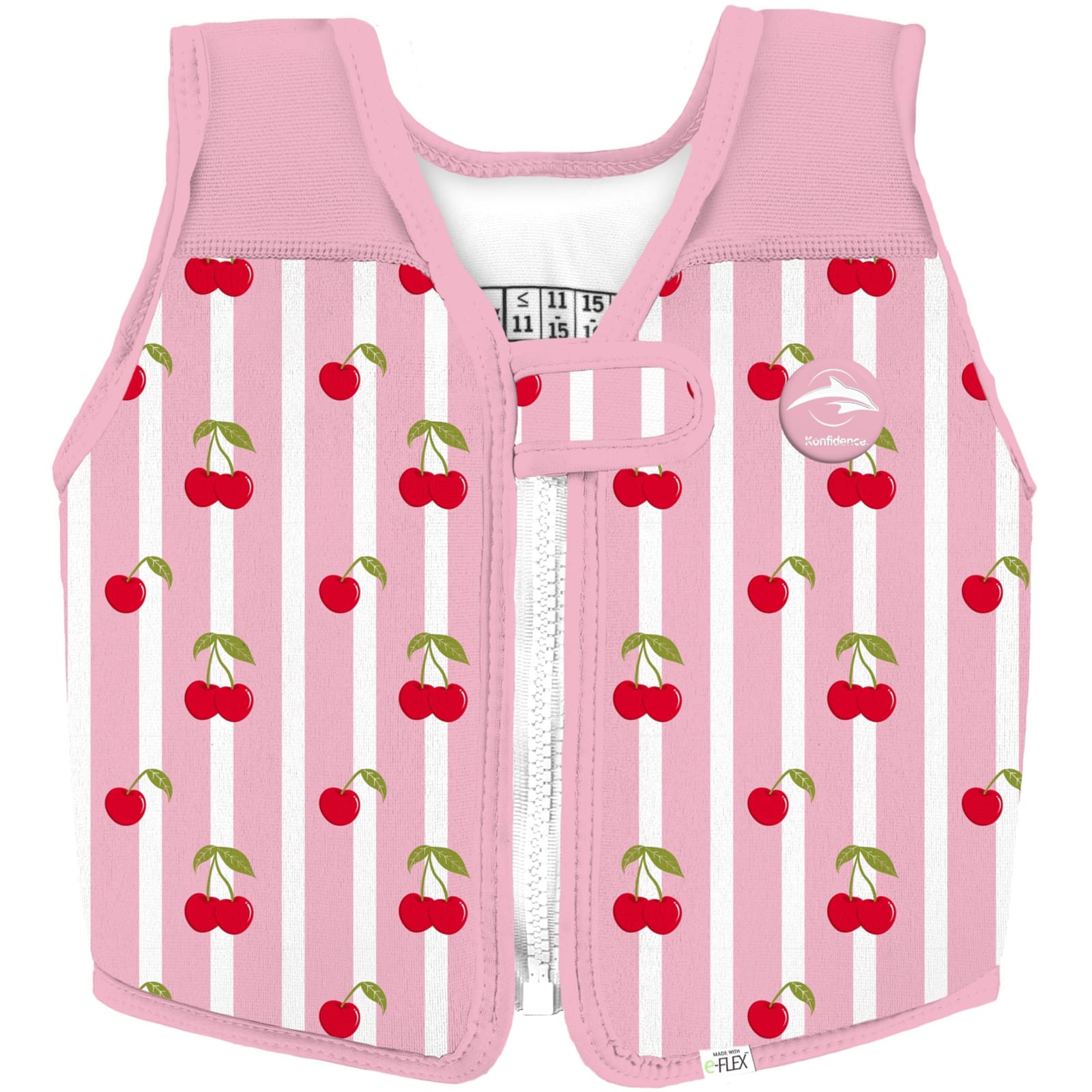 KONFIDENCE Schwimmweste e-Flex Very Cherry 12-36 Monate