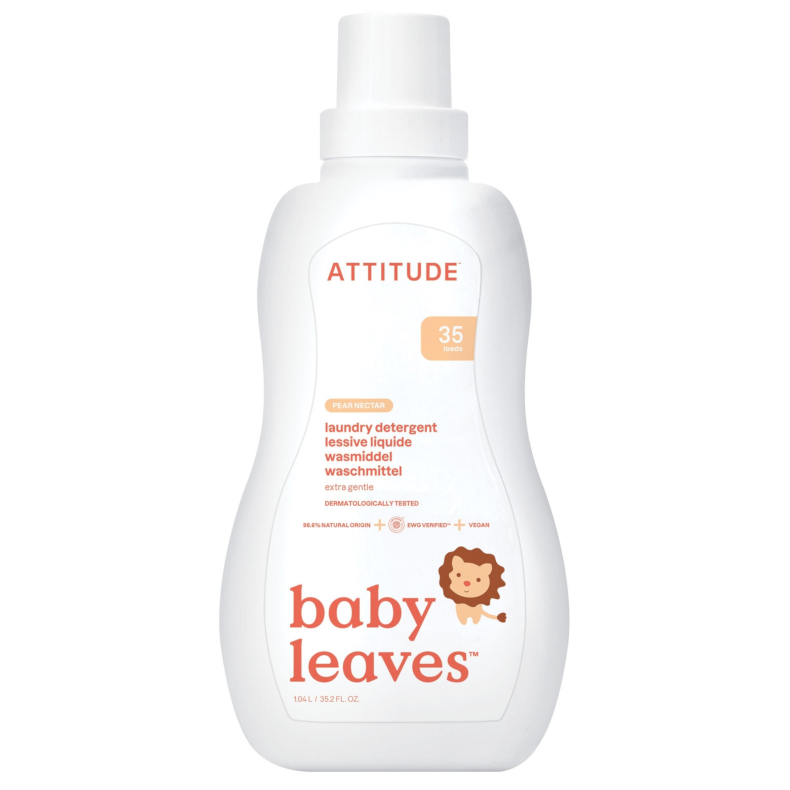 ATTITUDE Little Ones Flüssigwaschmittel Birnennektar 1.05L