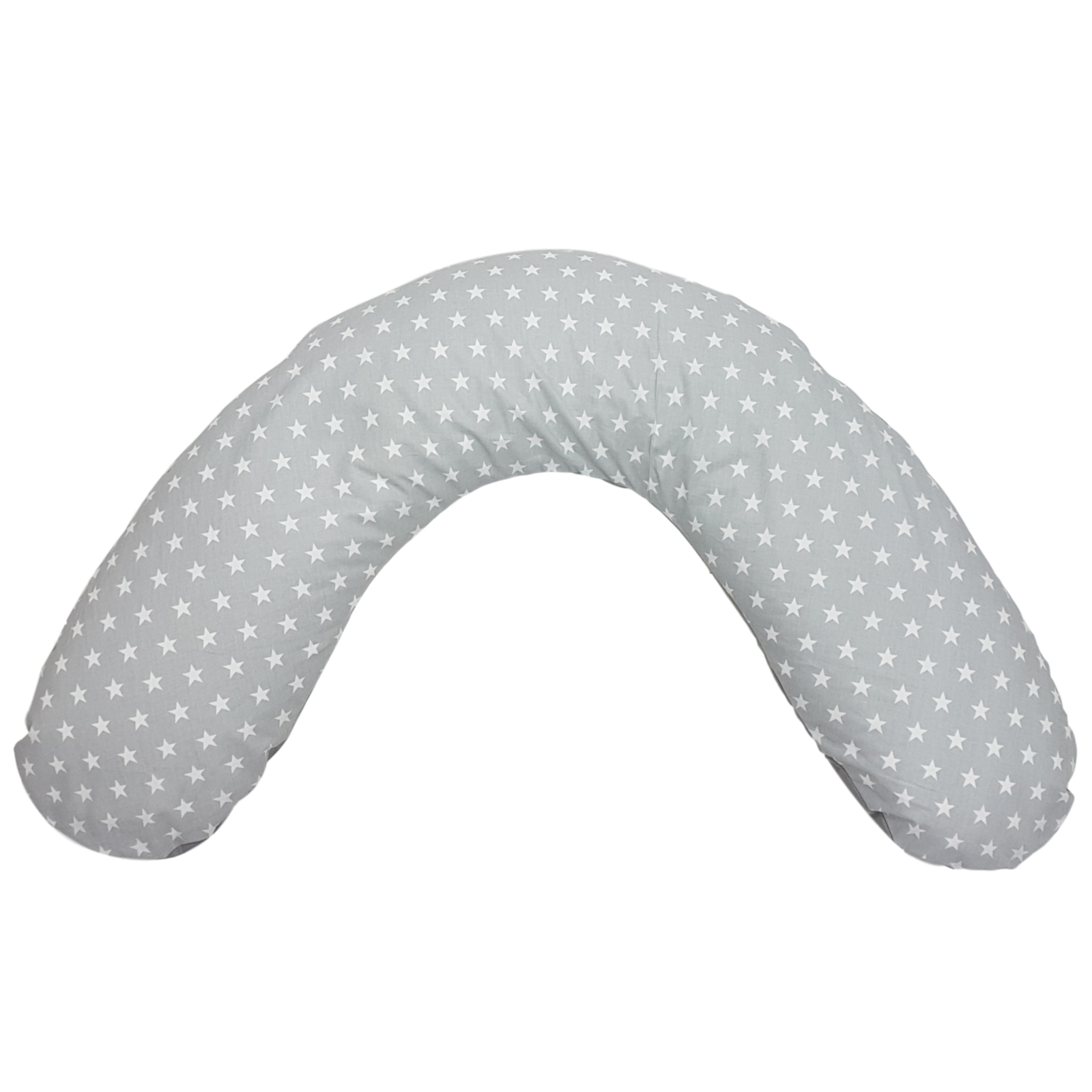 BISAL Stillkissenbezug Sterne grau & grau uni