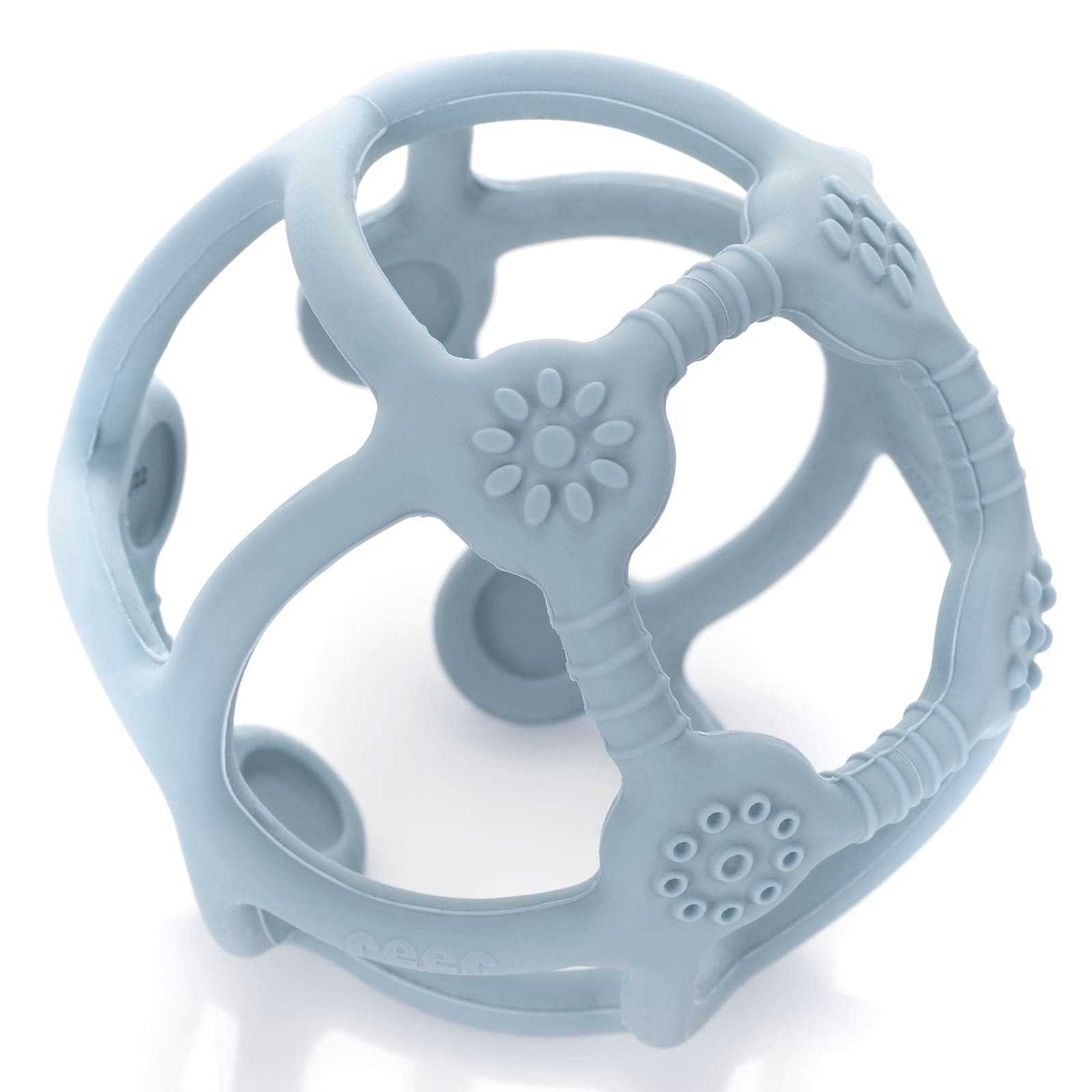 REER Silikonbeissring Bite&Play blau