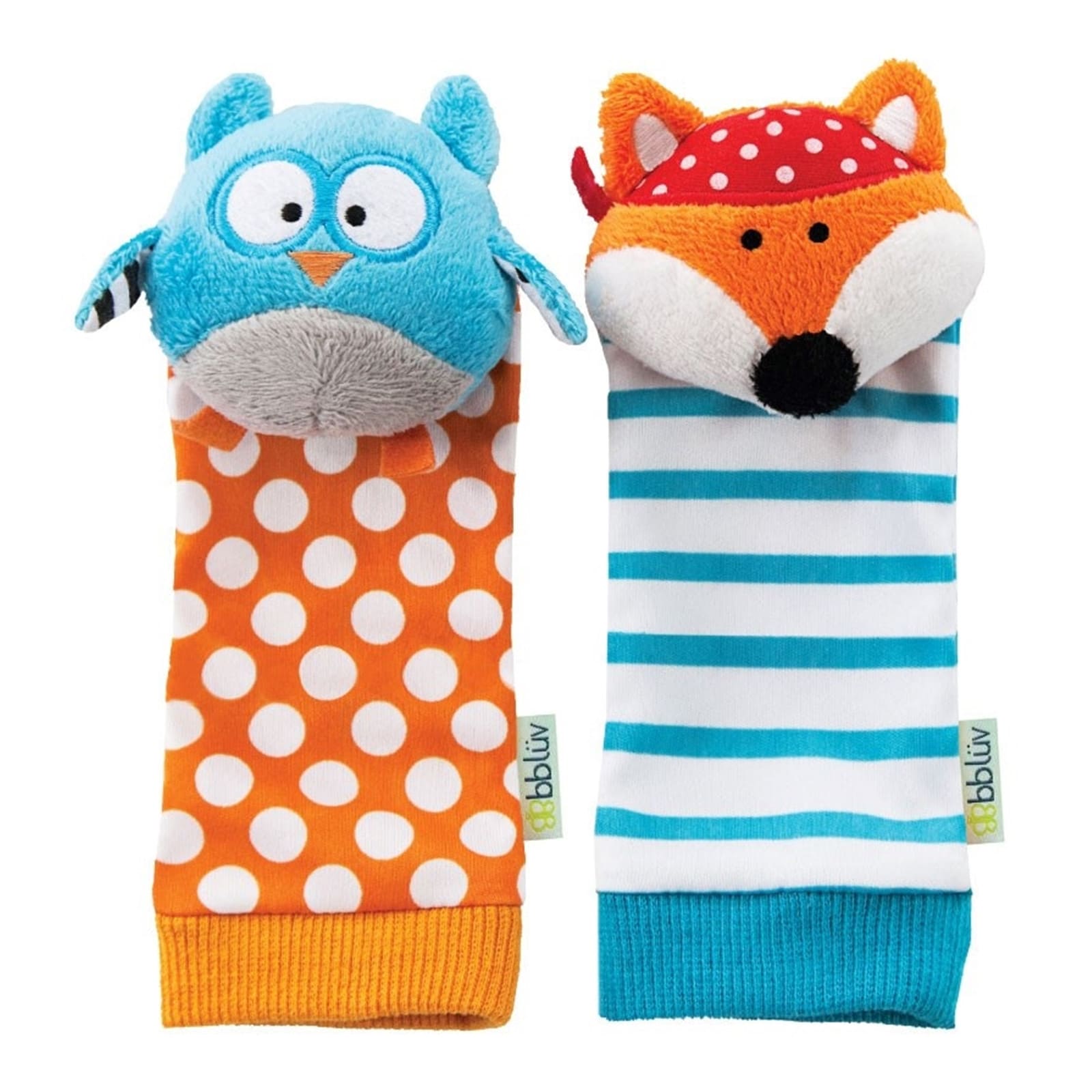 BBLÜV Duö Lernsocken Eule und Fuchs