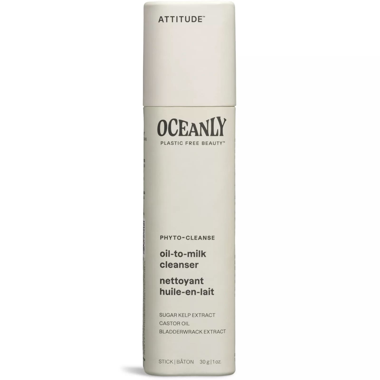 ATTITUDE Oceanly PHYTO-CLEANSE nettoyant huile-en-lait 30g