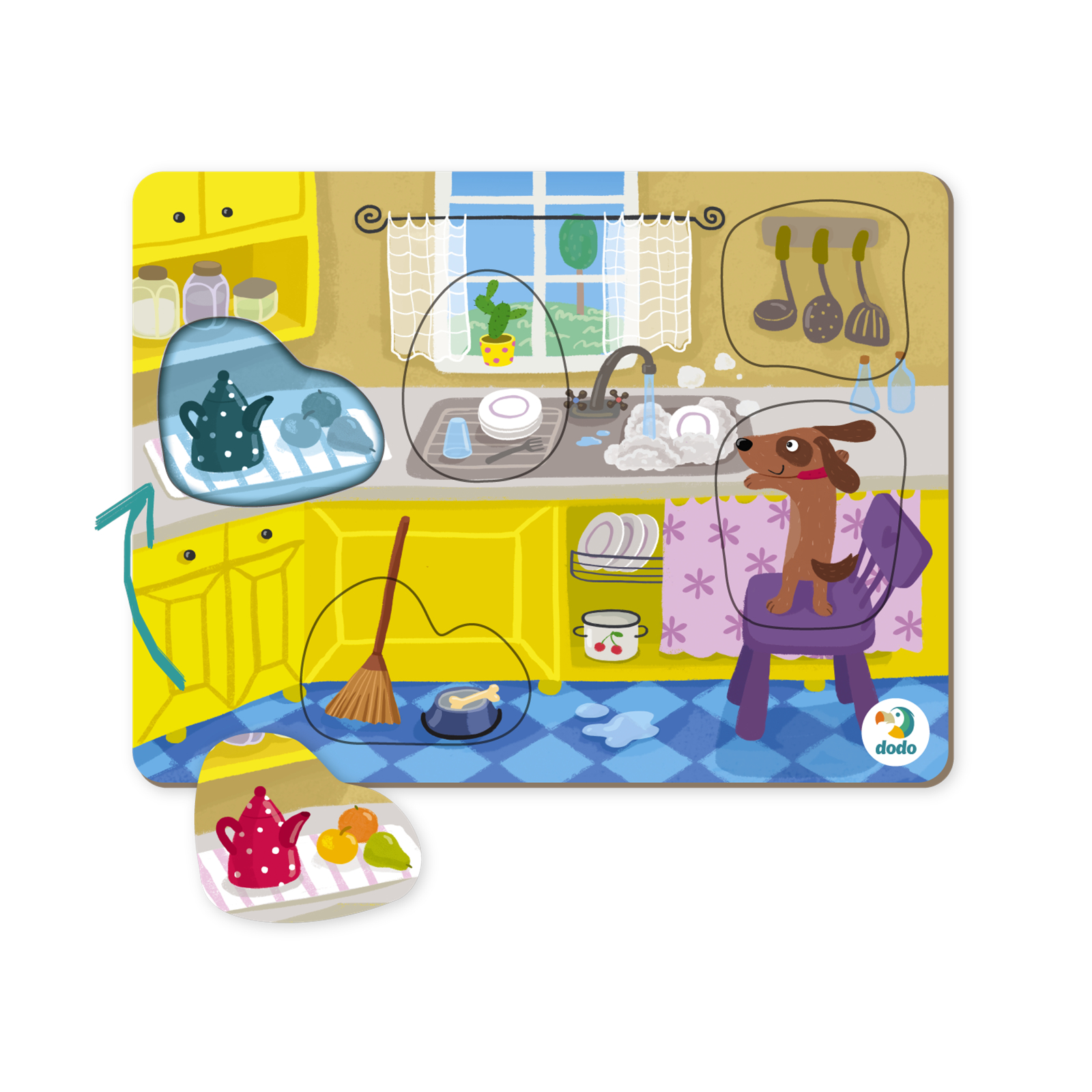 DODO Sortierpuzzle Küche, 24M+